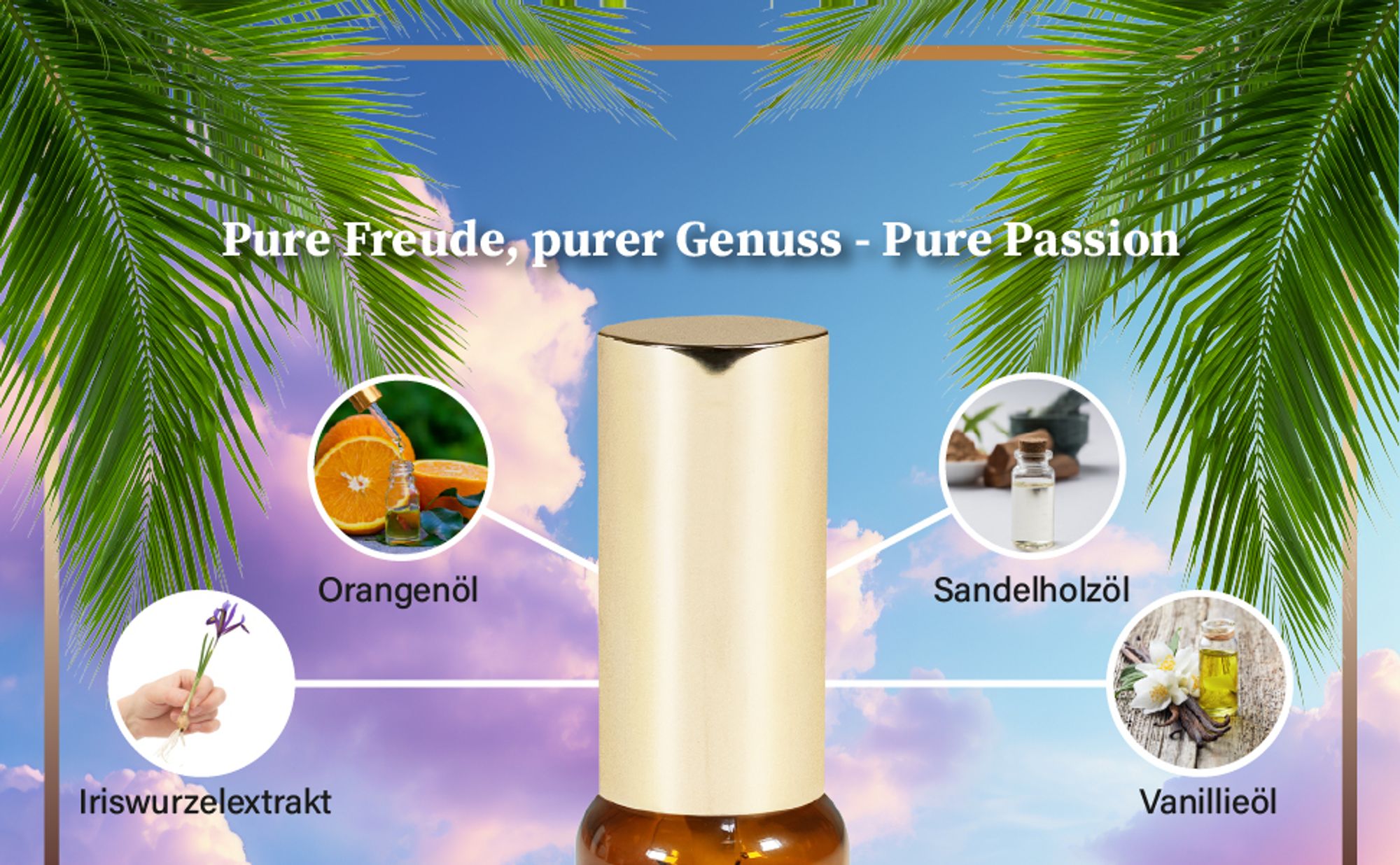 Pure Passion® Luxiva – Pheromon parfume - for Men – für Männer – Eau de Parfum – für unwiderstehliche Begegnungen – Männer Parfüm – Pheromone - 15ml
