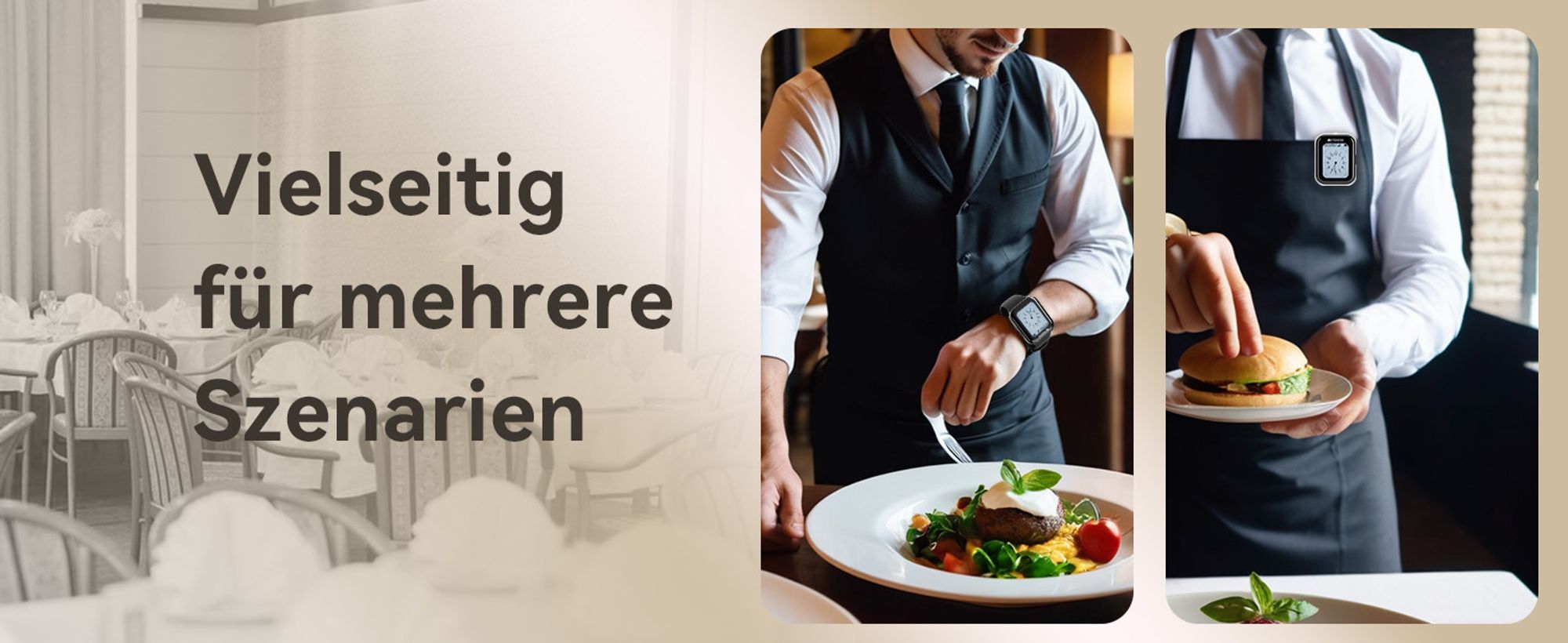 Retekess TD113-TD154 Kellnerin Pager System, Restaurant Pager für Kellner, magnetische Aufladung, 262ft, stilvolle Touch-Farbbildschirm, 1 USB 5 Uhr