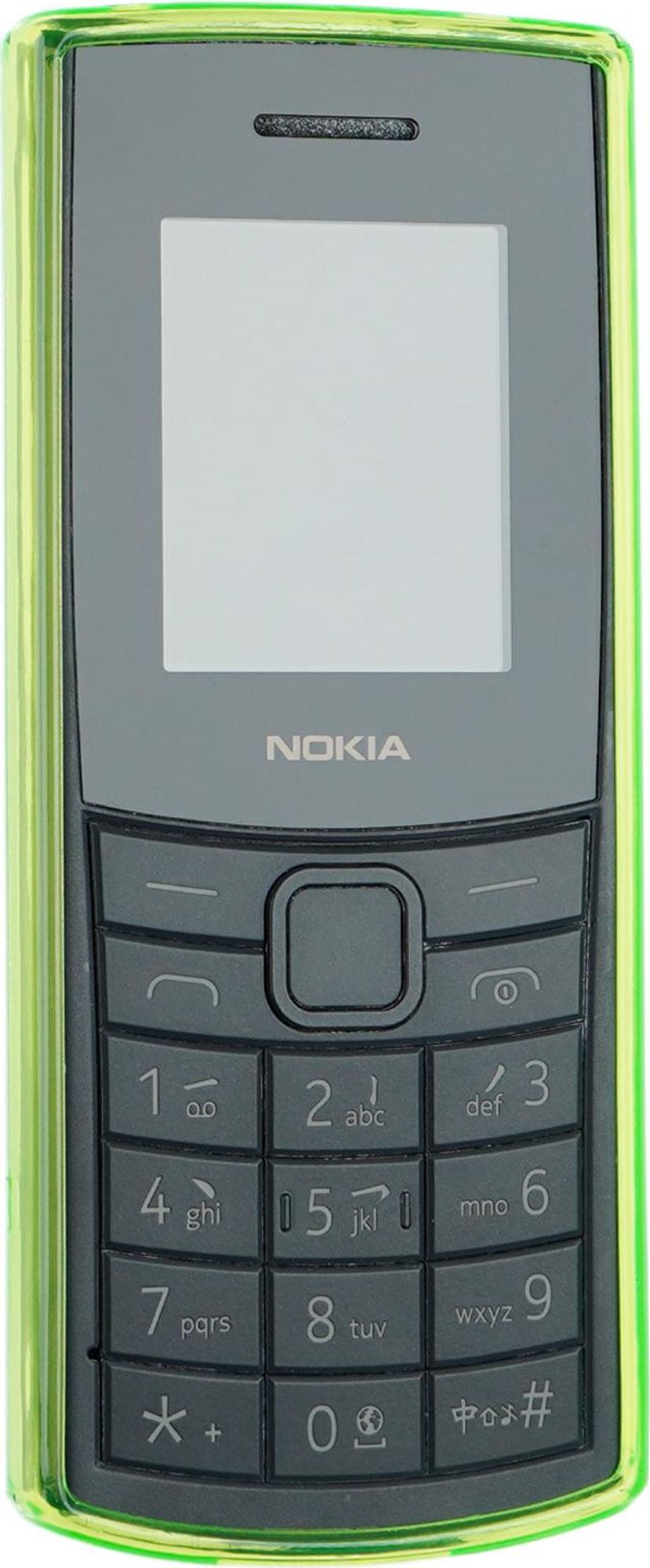 caseroxx Schutz-Hülle TPU-Hülle kompatibel mit Nokia 105/110 4G (2023, 2024), 105/110 4G (2nd Edition), Gummi Handy Tasche grün Bild 4
