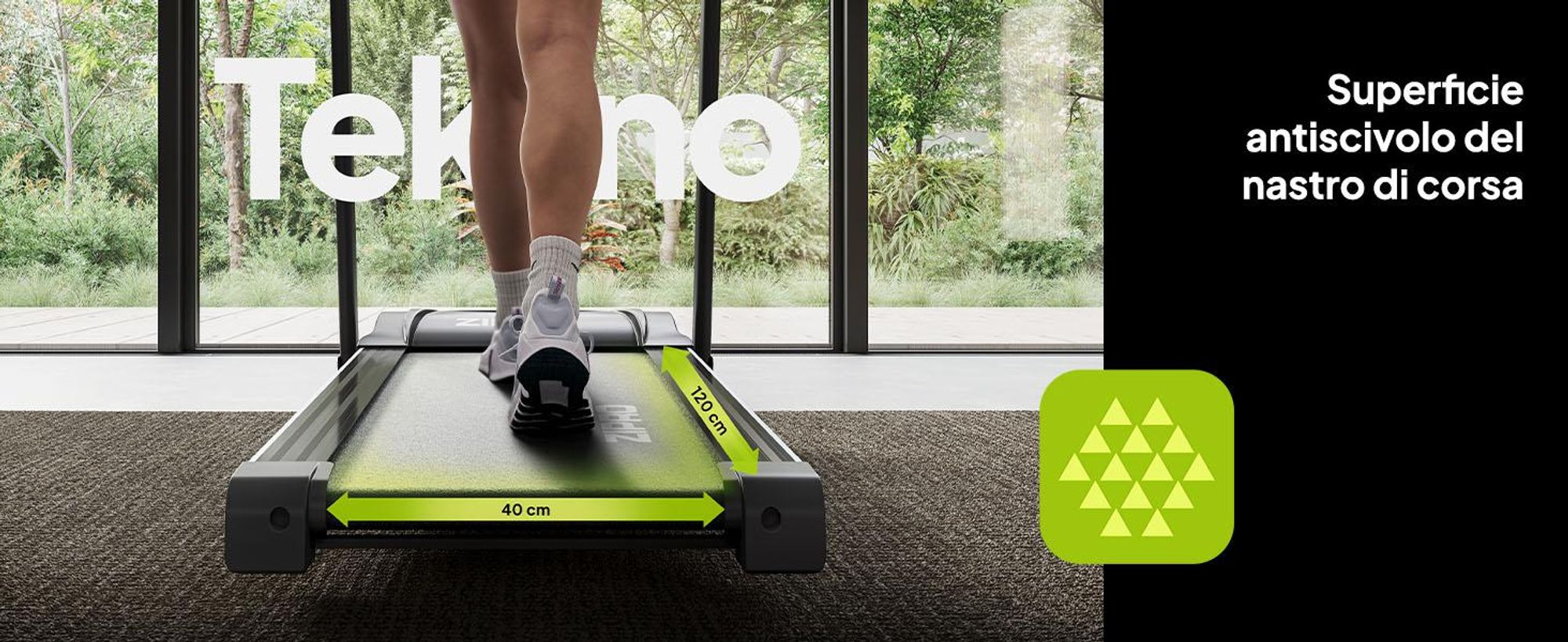 Zipro Tekno Electric - Macchina per il fitness da casa Pieghevole