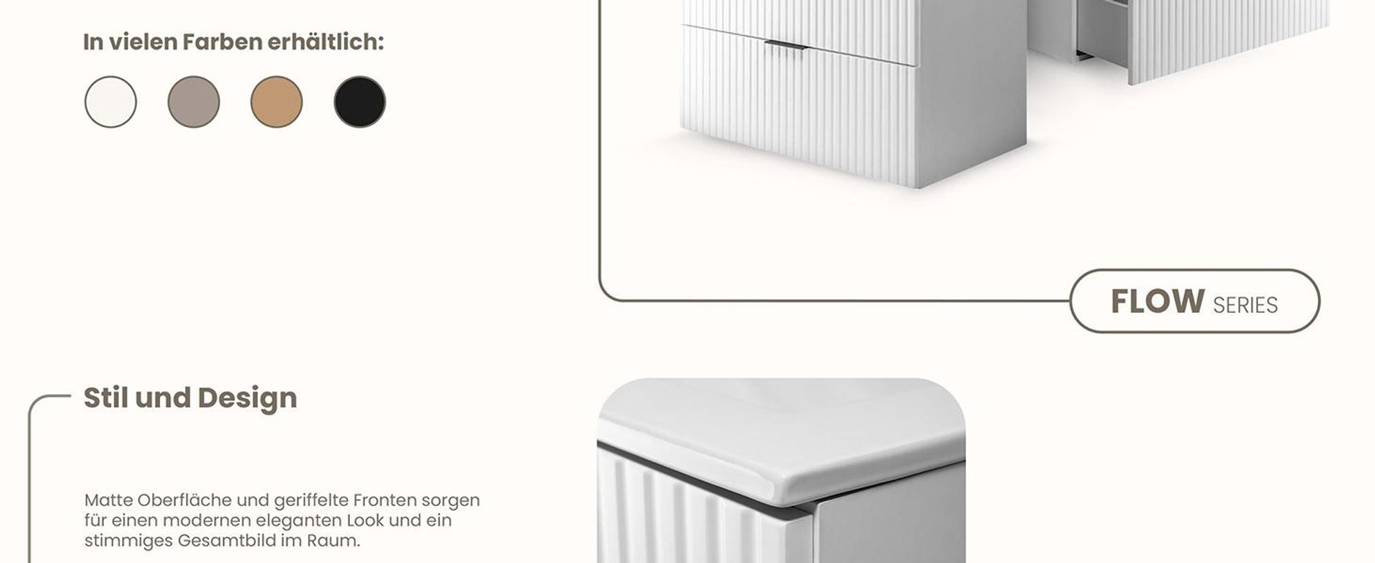 RODAN, Badmöbel, Badschrank, Badezimmermöbel, Badezimmer, MODERN, Waschbeckenunterschrank
