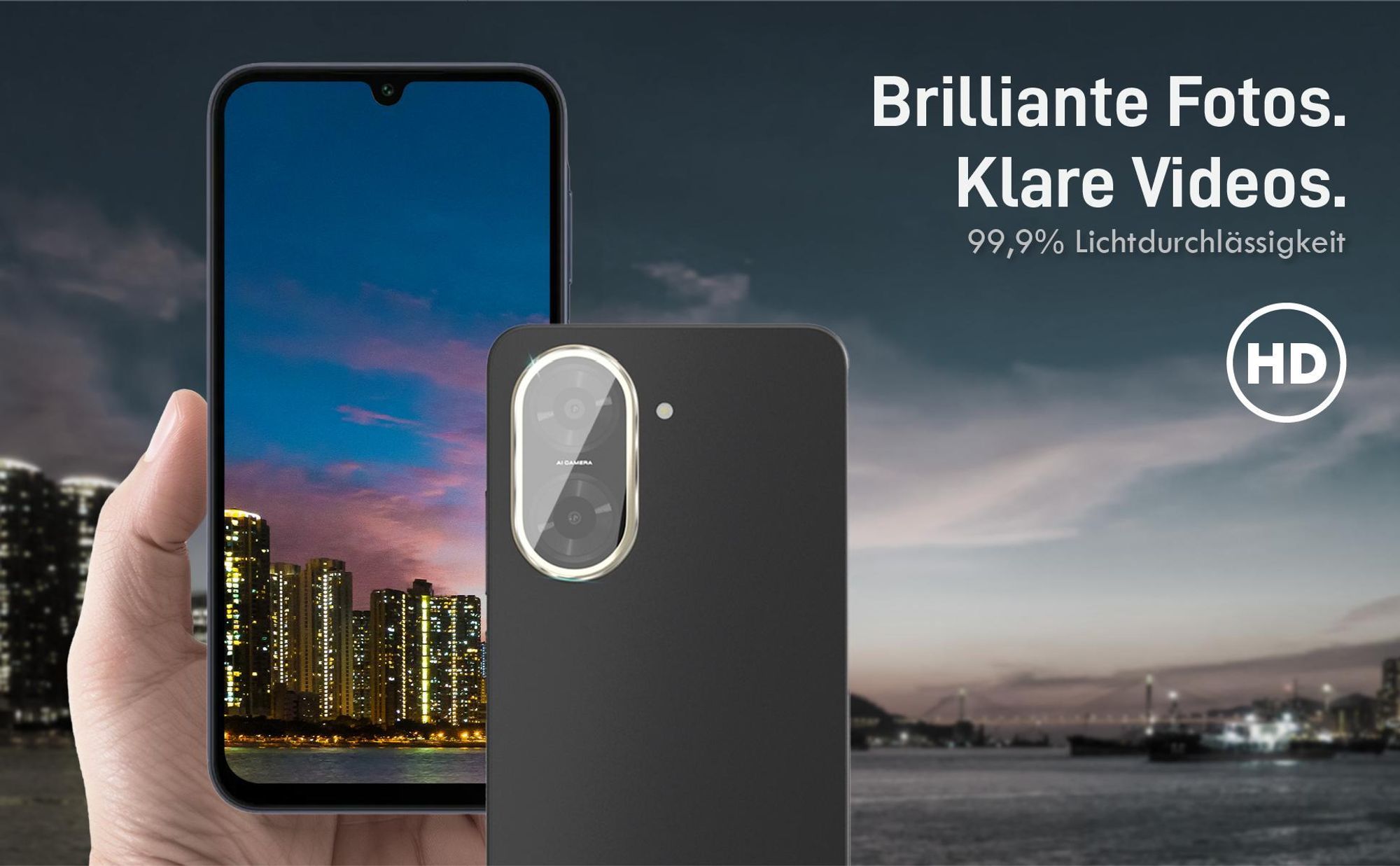 Brilliante Bildqualität mit dem Xiaomi Redmi A5 dank 99,9% Lichtdurchlässigkeit