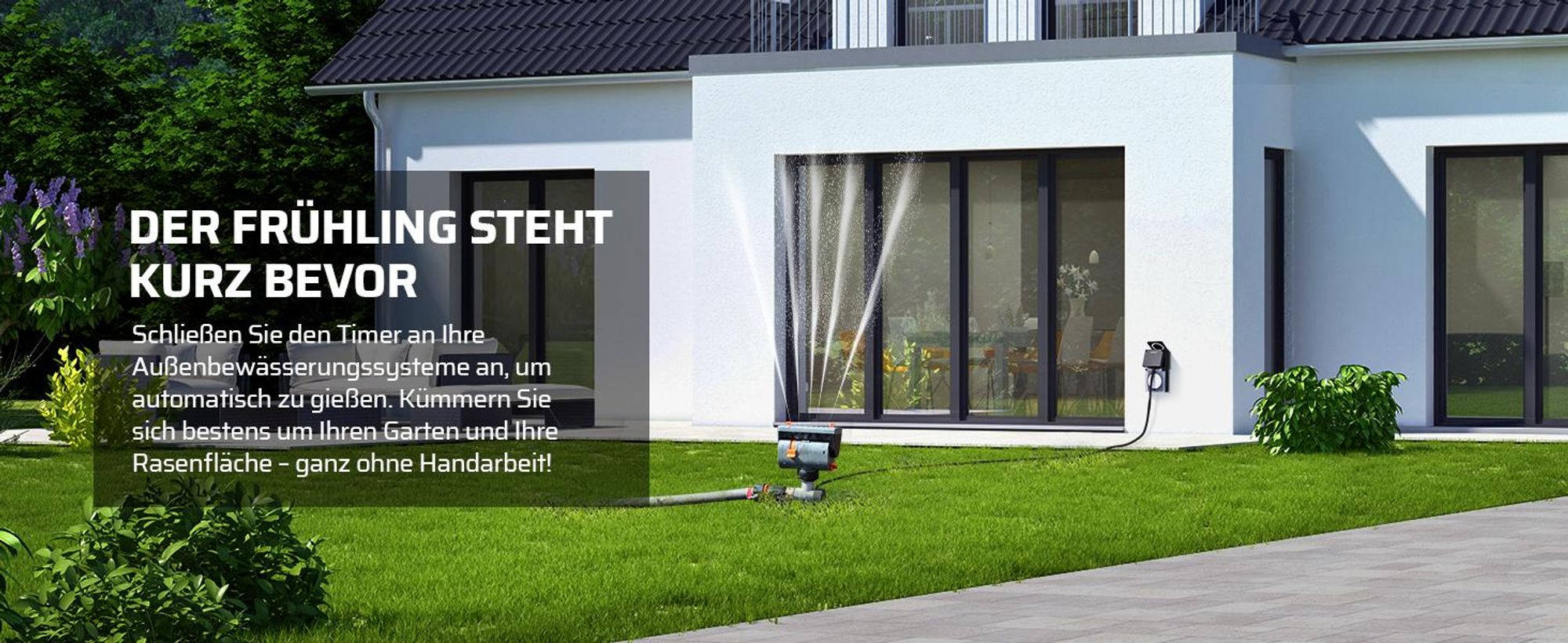 DEWENWILS Zeitschaltuhr Mechanisch 2er Set, Timer Steckdose Außen, 3680W