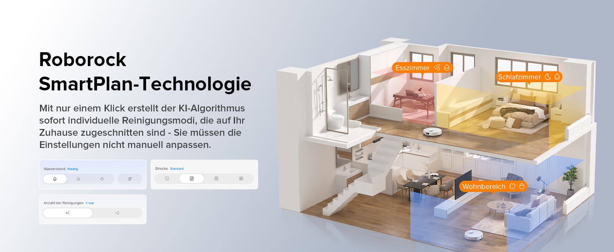 Roborock Qrevo Edge S5A Staubsauger Roboter 18.500 Pa(Upgrade von S8 Pro Ultra), 75℃ Heißwasser-Moppwäsche, Dual Anti-Tangle, FlexiArm Design™ Schwarz