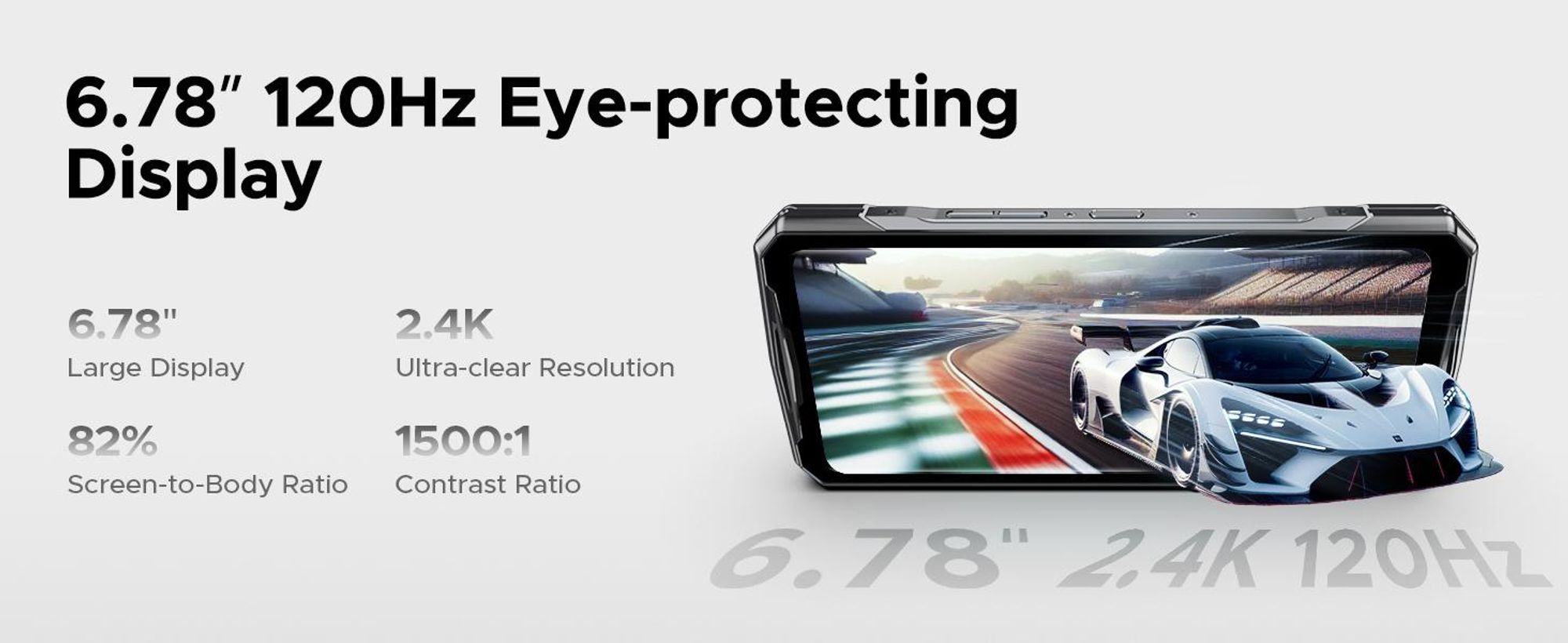 DOOGEE V40 Pro 5G 16+20/512GB, 8680mAh, modrá