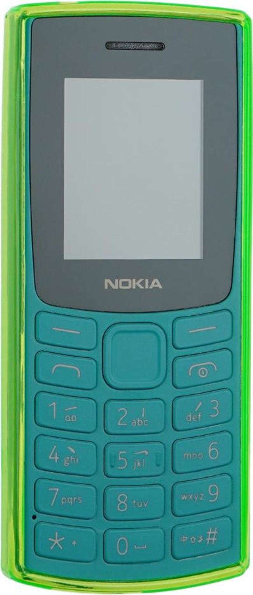 caseroxx Schutz-Hülle TPU-Hülle kompatibel mit Nokia 105 2G (2023)  / 106 2G (2023), Gummi Handy Tasche grün  Bild 4