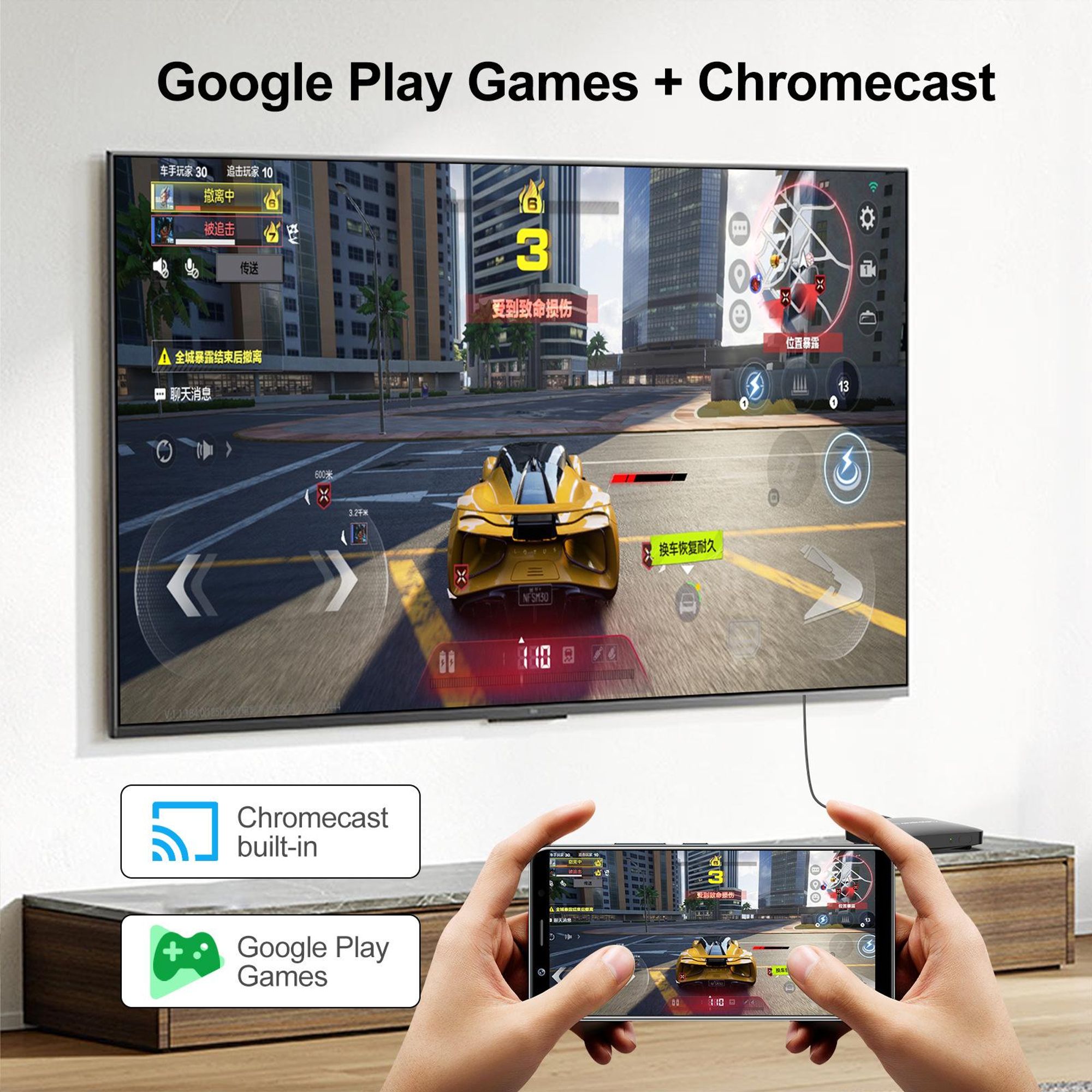 Smart TV Box H96 MAX S905L3 Android 14.0 4K BT Google Voice Remote Media Player Home Android Set-Top-Box 2 GB 16 GB