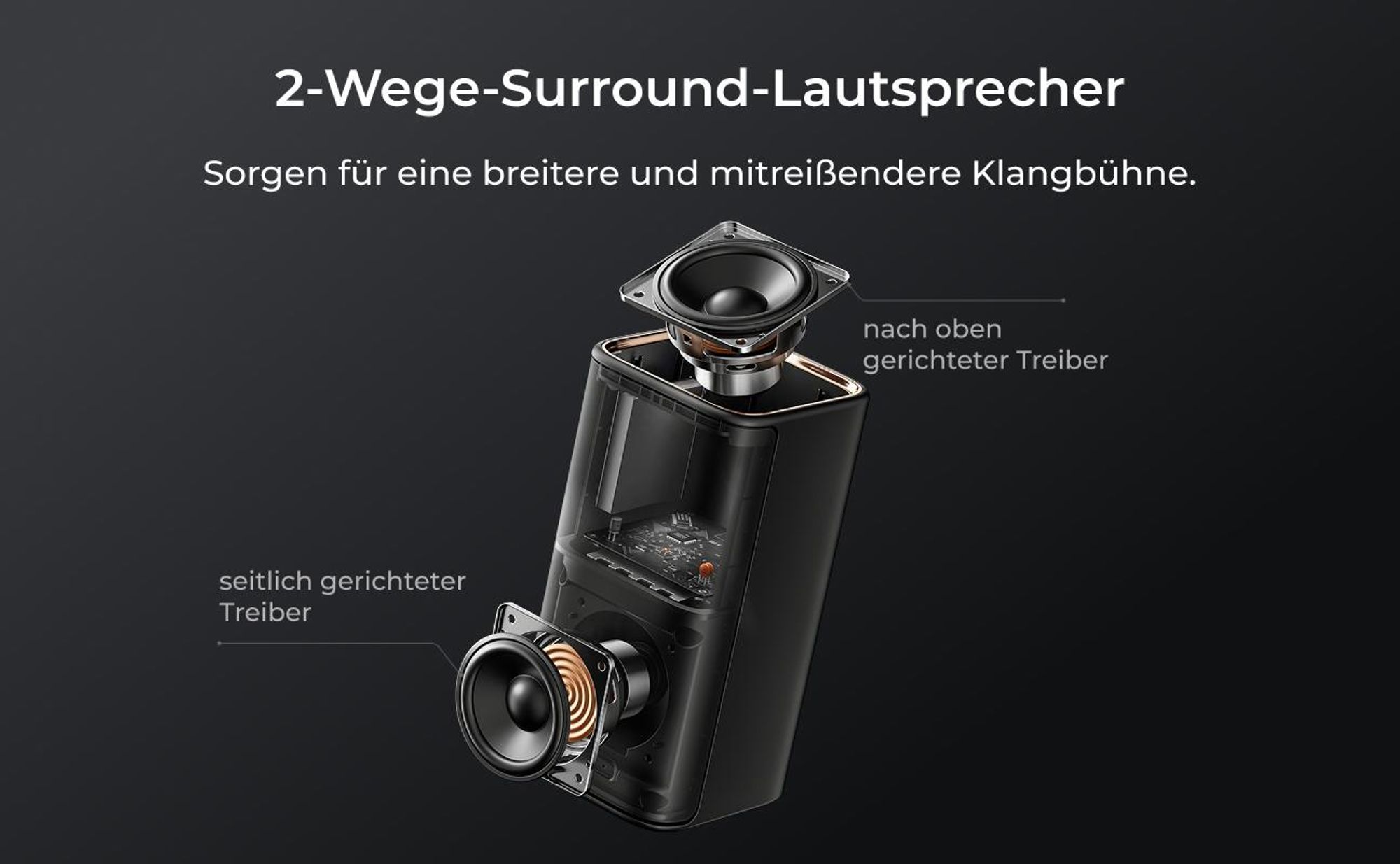 ULTIMEA Skywave Series 5.1.4 Professionelle Soundbar mit Dolby Atmos, 5.1.4 Surround Sound System mit 8" Subwoofer & 2 kabellosen Rear-Lautsprechern