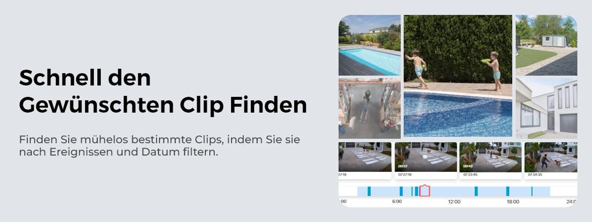 Reolink RLC-823S1W, 4K 8MP Dualband WiFi 6 PTZ Überwachungskamera, 360°-Abdeckung, Smarte Erkennung, Auto-Tracking, 5X optischem Zoom, Farbnachtsicht