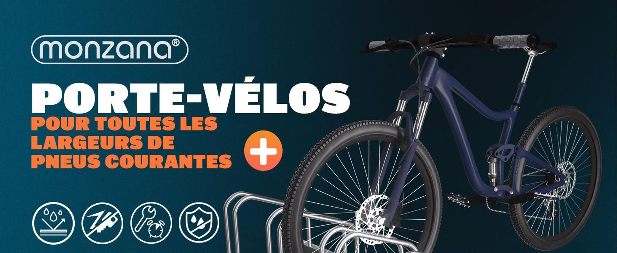 MONZANA Fahrradständer für 6 Fahrräder