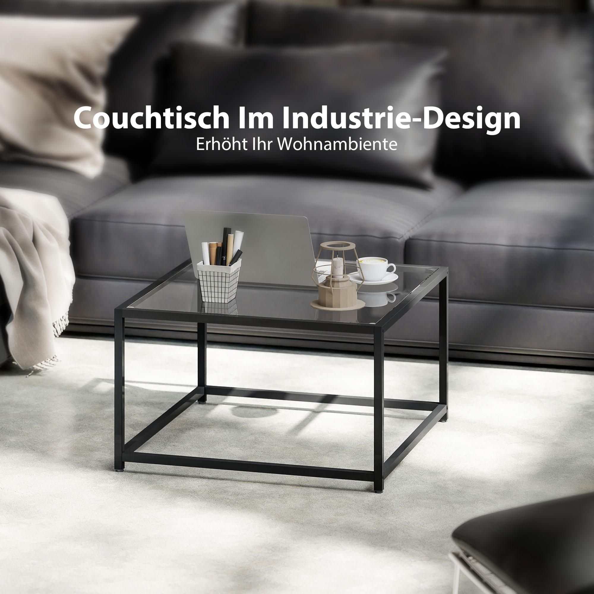 schwarz quadratisch Loft