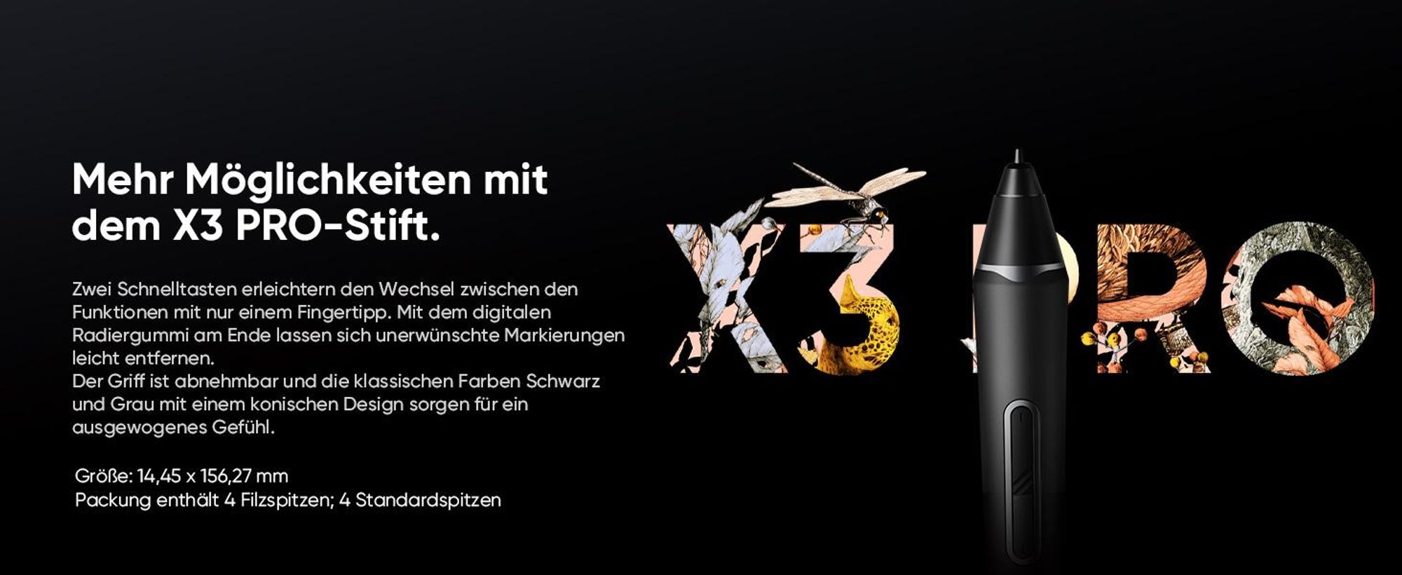 XPPen Artist 16 Pro (2nd Gen) + RC Grafiktablet