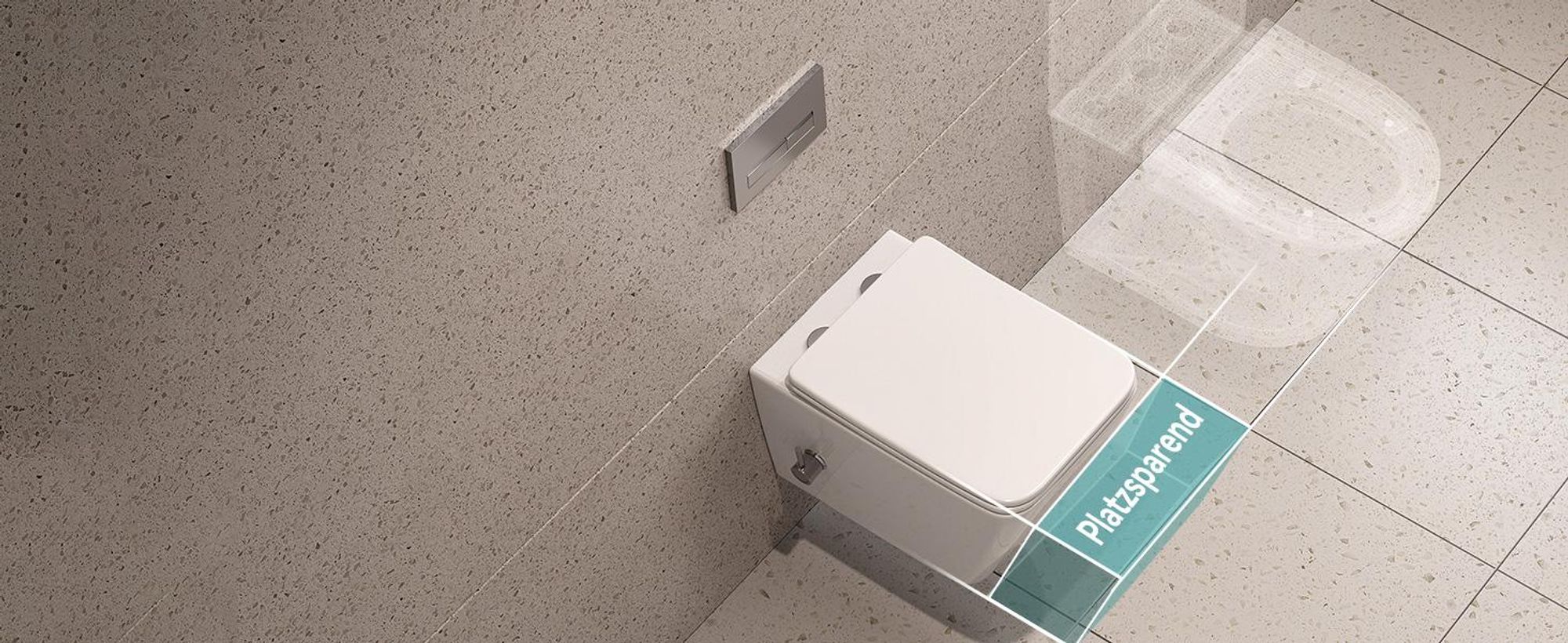 HOROW Dusch WC mit Integrierter Düse, Spülrandlos Hänge WC mit Bidet Funktion, Taharet WC mit Absenkautomatik WC Sitz, Kalt-Warm Wasser