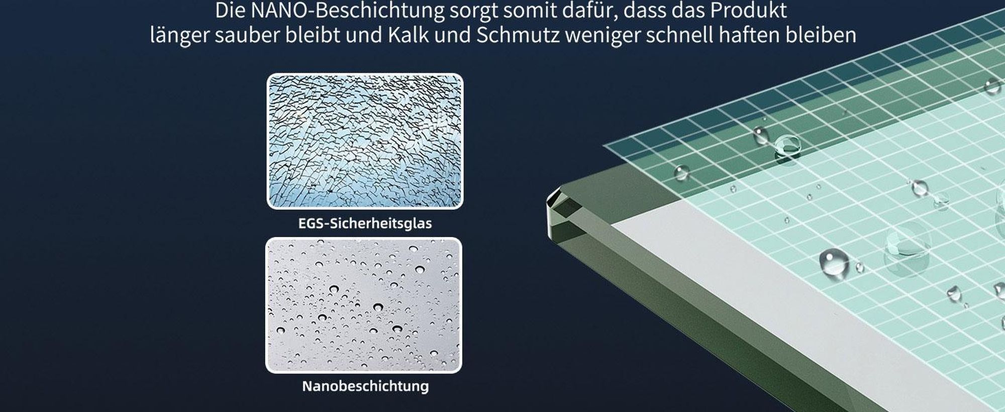 Falttür Duschkabine 80x100x195cm Eckeinstieg Duschabtrennung Doppelt Falttüren Eckdusche Faltbar Duschwand Silber Faltdusche aus ESG-NANO GLAS
