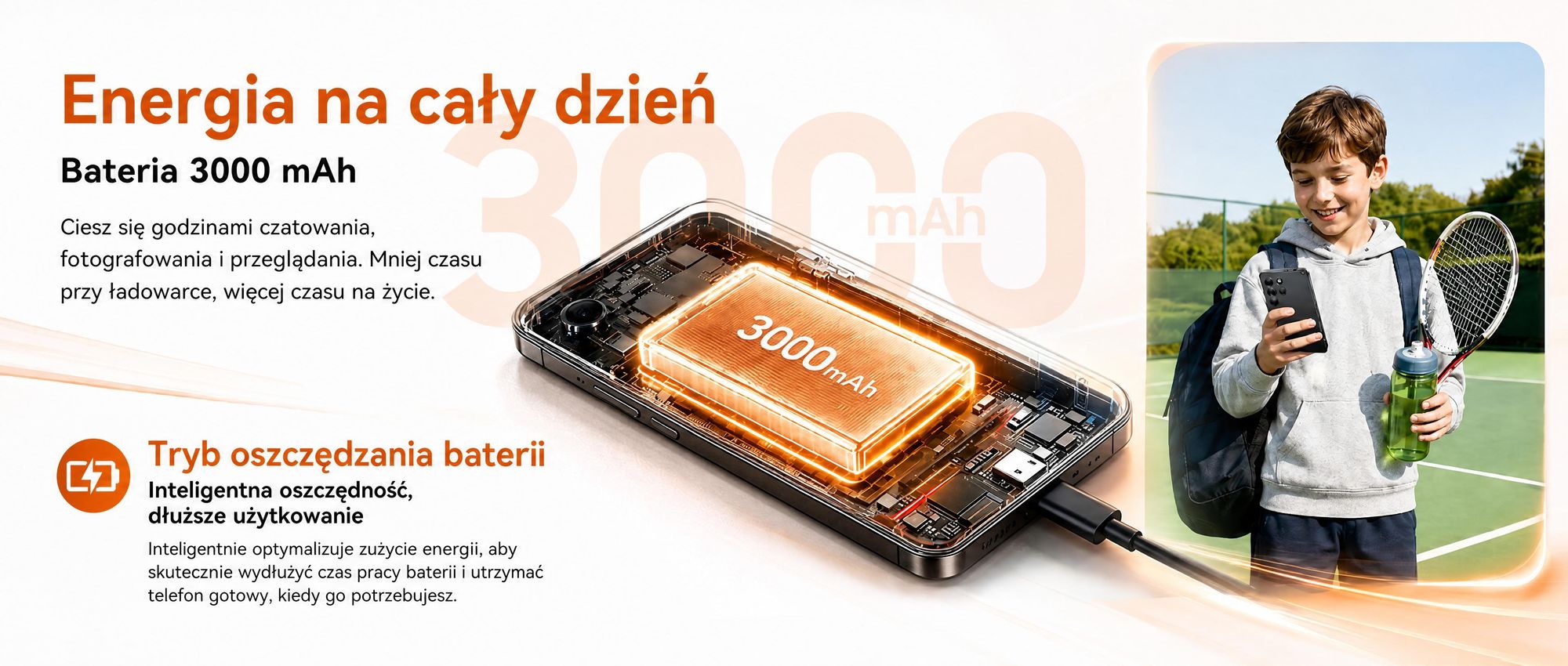 Blackview OSCAL Tiger 12 Android telefon komórkowy bez umowy, 6,78" smartfon 8GB+128GB (z możliwością rozbudowy), aparat 64MP/5000 mAh/4G dual SIM/odcisk palca, szary