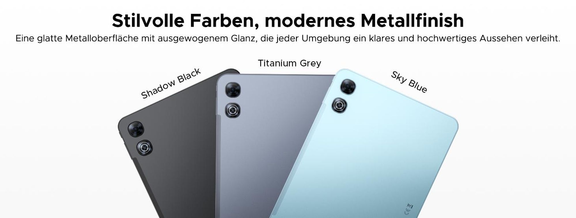 POCKAM P13 Tablet Android 16, 13 Zoll 120 Hz, 48(8+40)GB + 128GB/TF 2TB, 12000mAh, 5G WiFi, mit Stift/Maus/Tastatur, 13MP+8MP/Widevine L1/Gemini AI