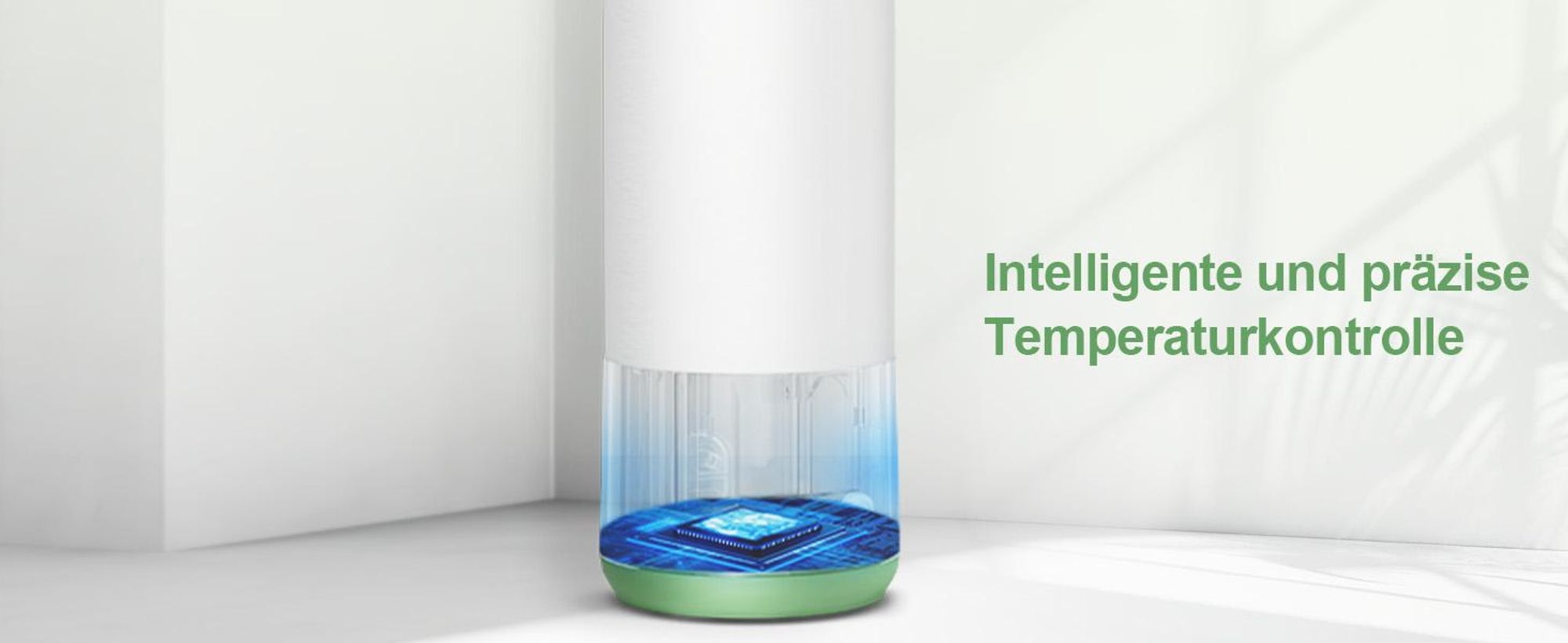 Tragbarer Flaschenwärmer Baby unterwegs für Muttermilch und Wasser, 350ml mit Reinigungsbürste für Reisen, Schnelles Aufheizen, Edelstahl 316, 9000mAh