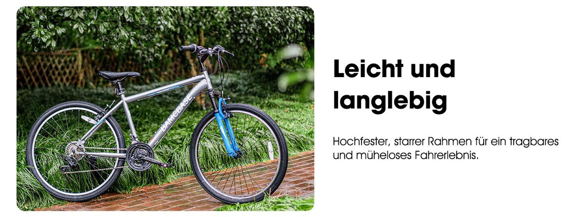HILAND Mountainbike 29 Zoll MTB Herren Damen, mit 21, V-Bremse, Hardtail Fahrrad, Fahrräder für studentische Pendler, Blau