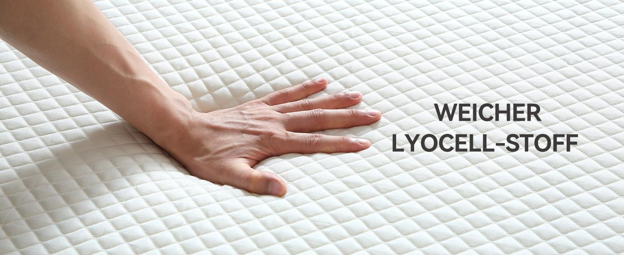 Materasso in schiuma fredda Tribesigns 90x200 cm, materasso 2in1 H3 e H4, materasso ortopedico a 7 zone, rivestimento lavabile, 100 notti di prova, 20 cm(2PS)