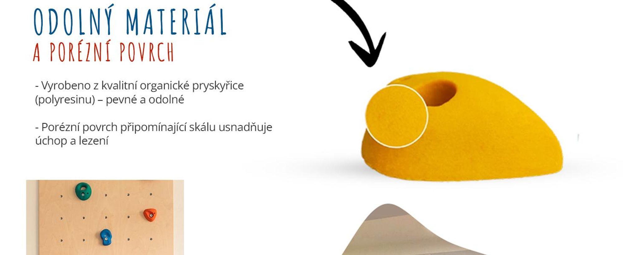 Create for you® – Lezecké Kameny Outdoor a Indoor - Úchyty na Lezení s Montážními Šrouby - pro Venkovní Zábavu Dětí - 5 Kusů