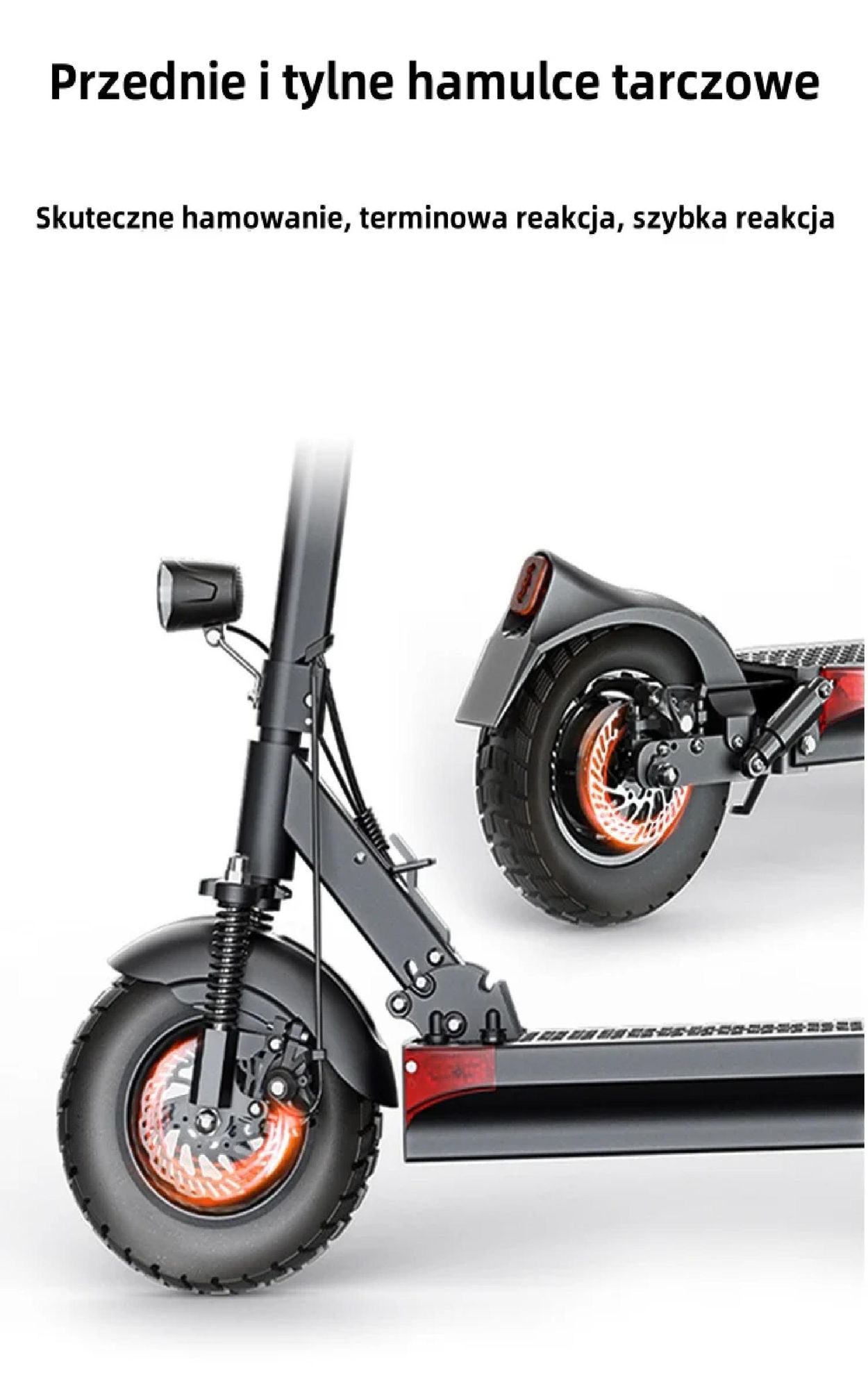 Hulajnoga elektryczna JOYOR Y6-S - silnik 500W 48V18AH - blackRide