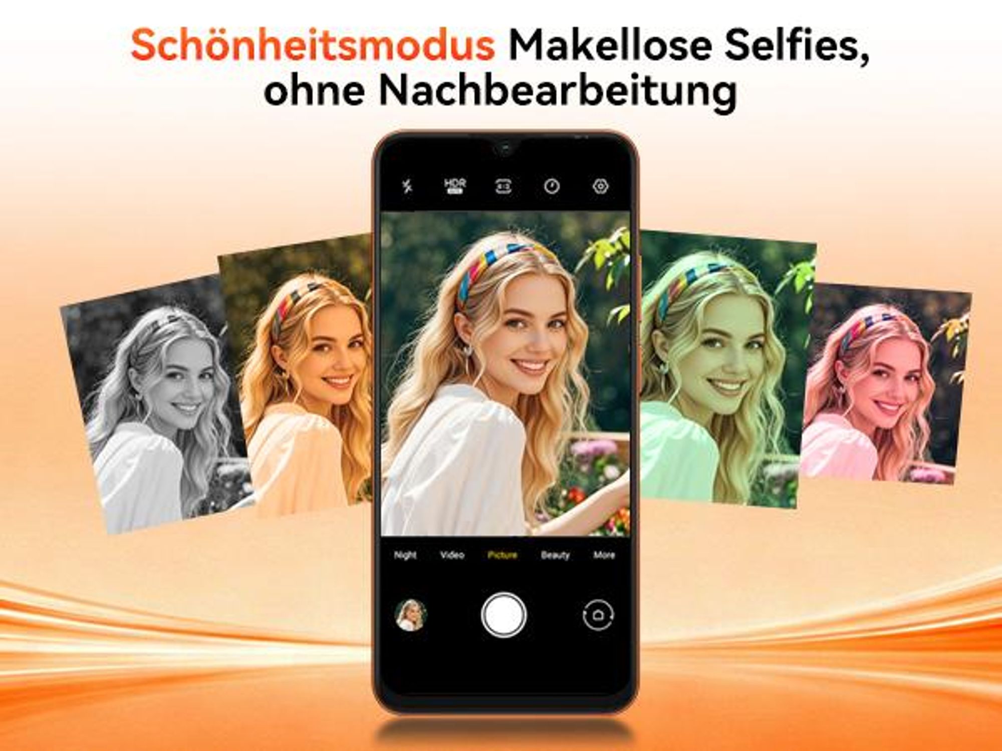 Blackview Wave 10C smartphone Ohne Vertrag, Android 16, 6.88", 120Hz, 1080p, Dual SIM, Face ID, 5000 mAh, Gemini AI, DokeOS 5.0, 1080p, 4G