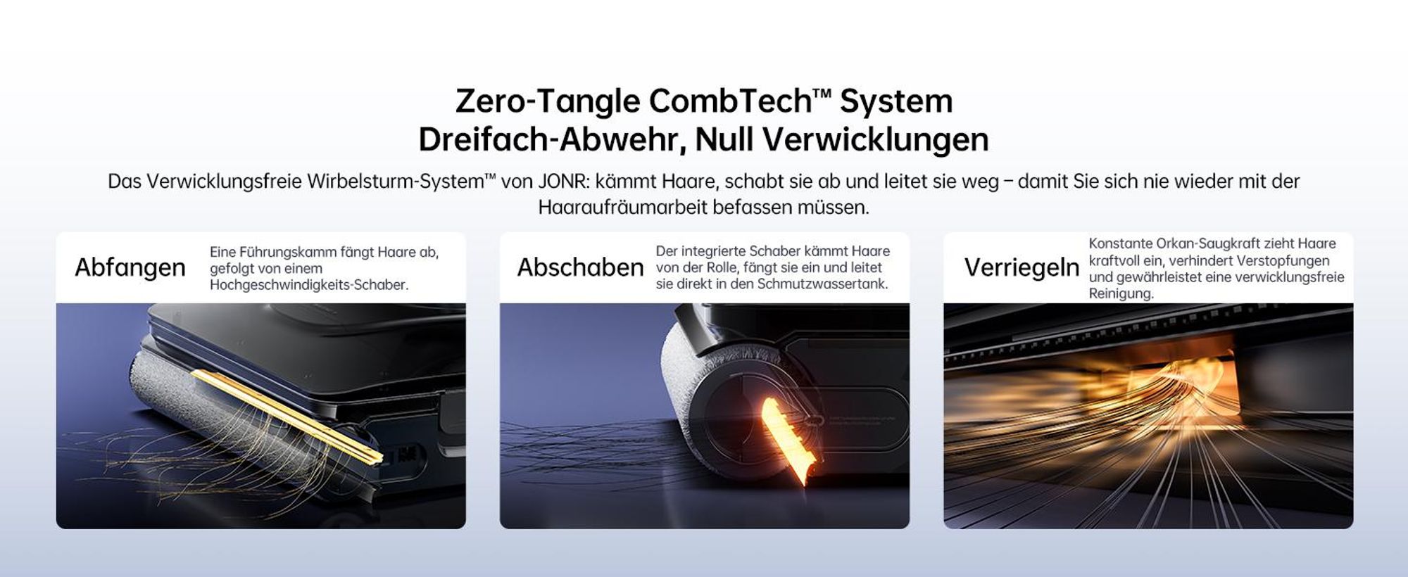 JONR 20000 Pa H2 Nass-Trockensauger, Innovatives Geruchsfreies Design, 20000 Pa, 1500ml Extra großer Wassertank mit 180° Flachliegend