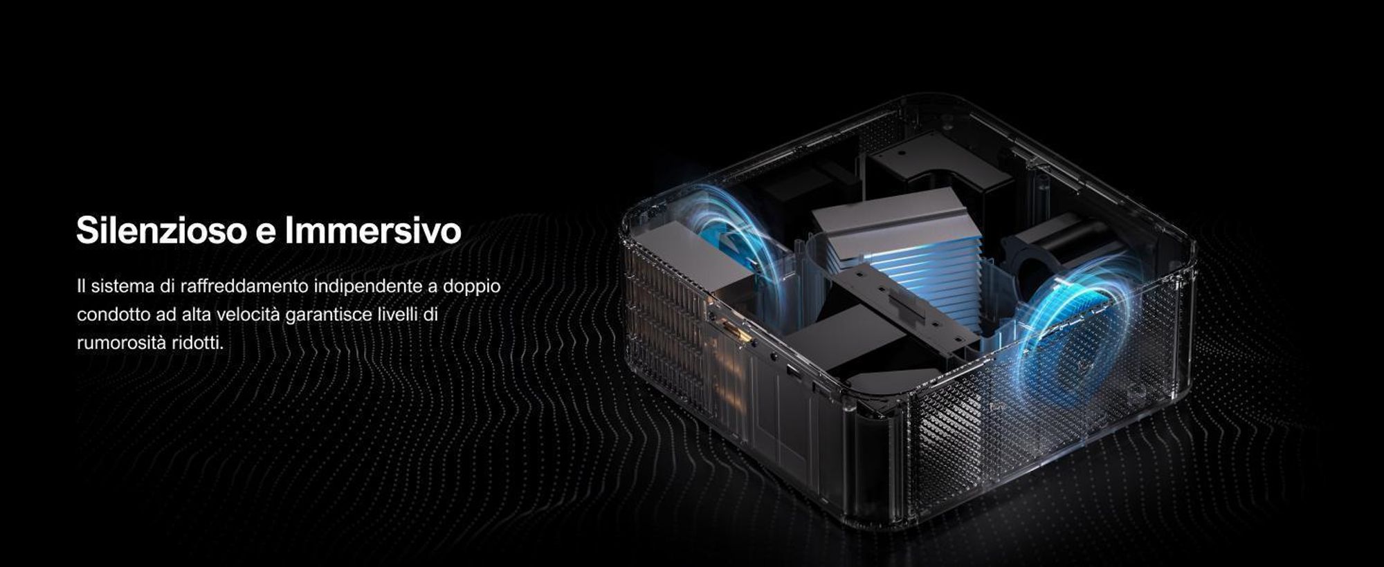 Proiettore ULTIMEA 1080P Versione aggiornata con sistema di prevenzione degli ostacoli, 700 ANSI lumen, 15000:1, allineamento intelligente dello schermo, Apollo-P40