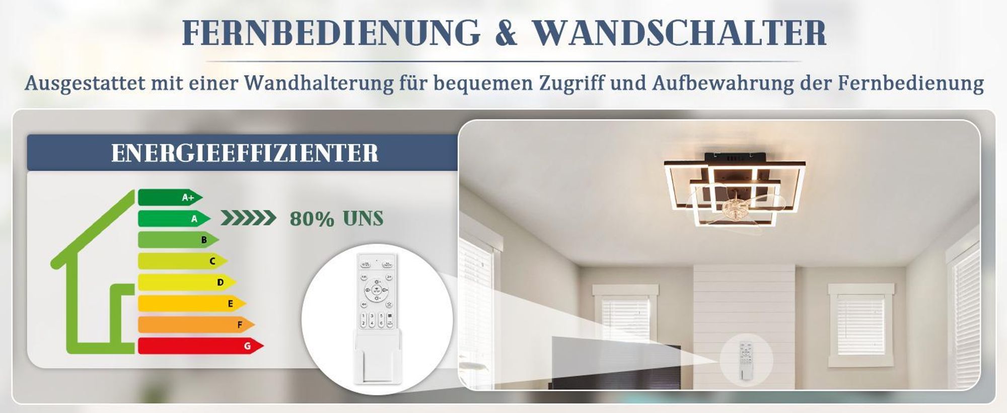 ZMH ventilatore da soffitto 37CM LED illuminazione 6 velocità ventilatori da soffitto luce regolabile lampada da soffitto telecomando timer per soggio