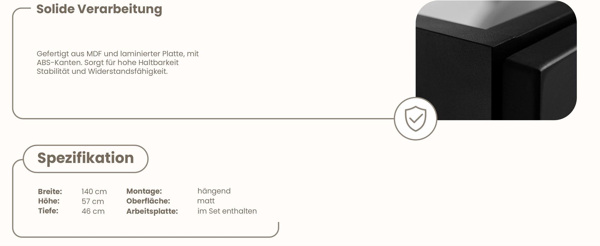 RODAN, Badmöbel, Badschrank, Badezimmermöbel, Badezimmer, MODERN, Waschbeckenunterschrank
