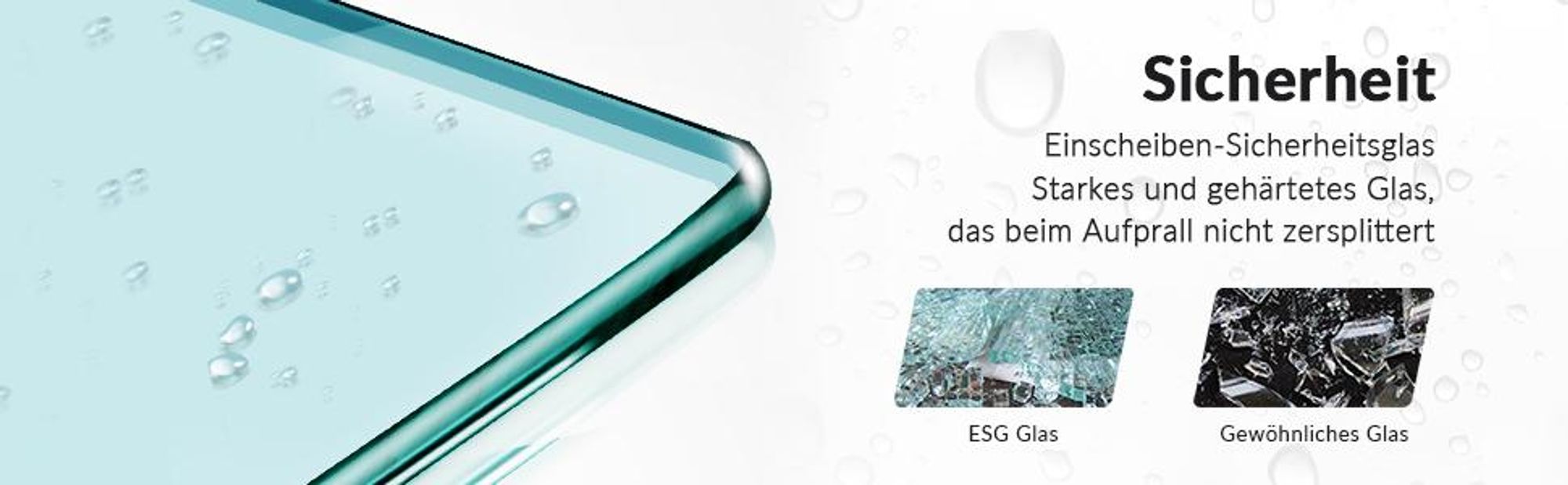 SONNI Duschkabine Eckeinstieg 100x100cm Eckdusche Schiebetür 195cm Doppel Duschtür ESG Glas Dusche