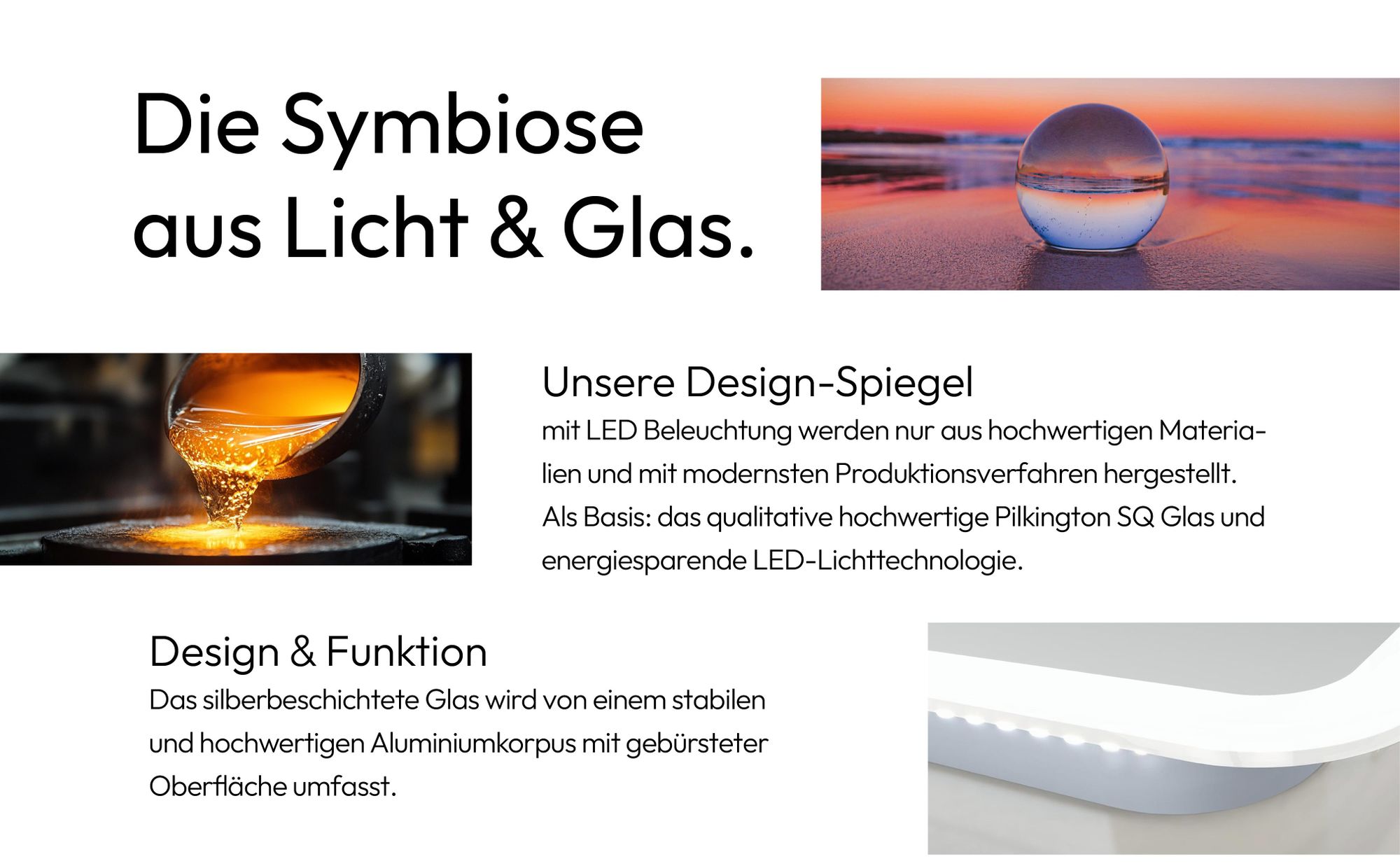 Runder Spiegelschrank mit LED Beleuchtung Ø 60 cm – TALOS Badezimmerspiegel mit Stauraum, Neutralweiß