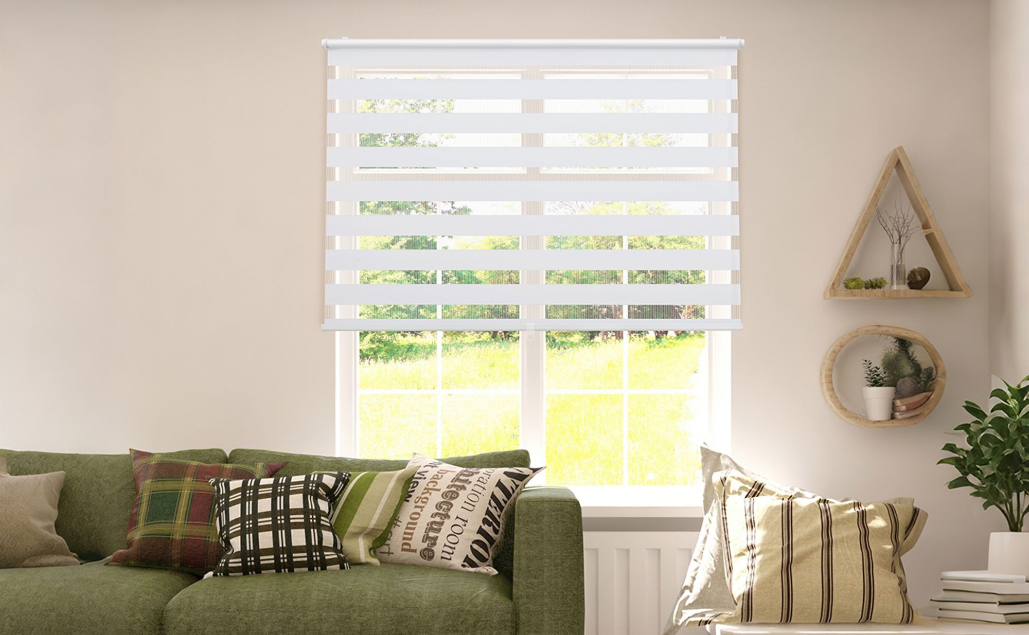 Doppelrollo schnurlos Duo Rollo Klemmfix Rollos für Fenster ohne Bohren & zum Bohren Faltrollo 105x150cm Weiß