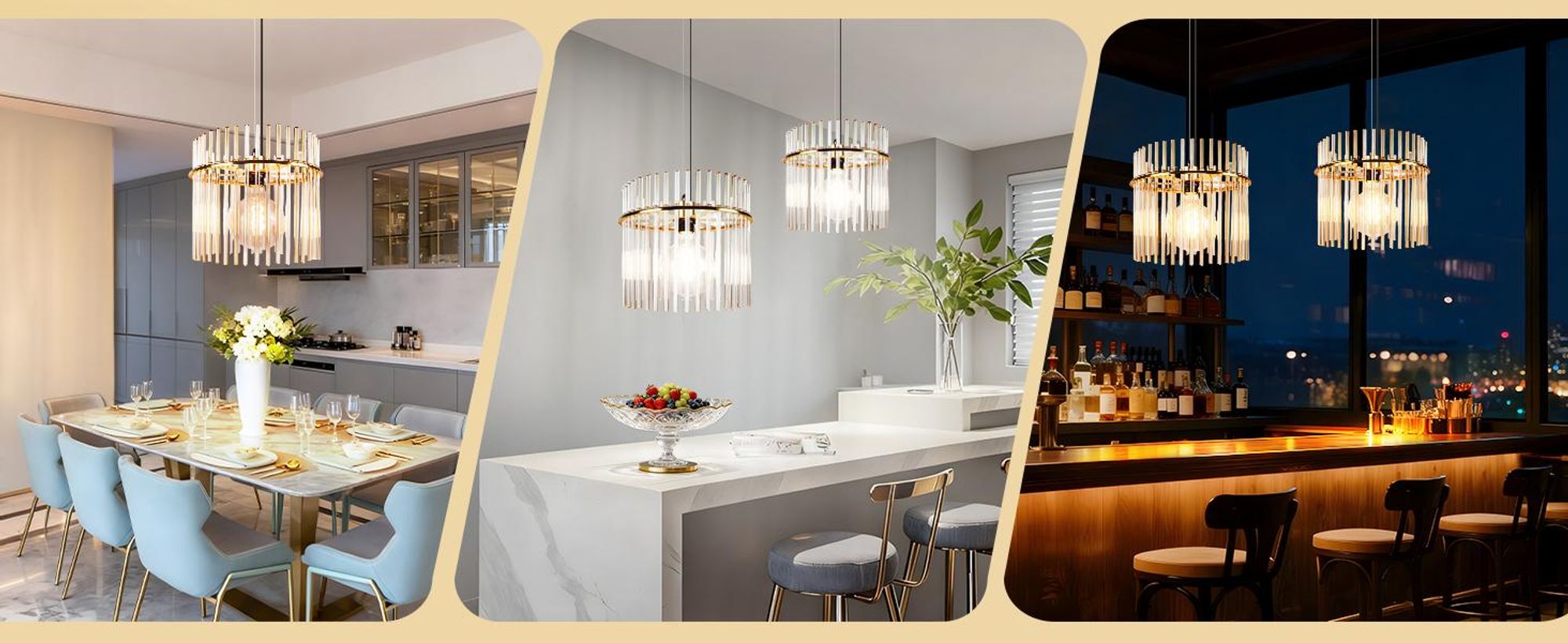 ZMH luce a sospensione 1 fiamma tavolo da pranzo luce a sospensione - lampada a sospensione E27 paralume in vetro Ø 30 cm tavolo da pranzo lampada a sospensione oro retrò per sala da pranzo caffè bar cucina soggiorno (senza lampadina)