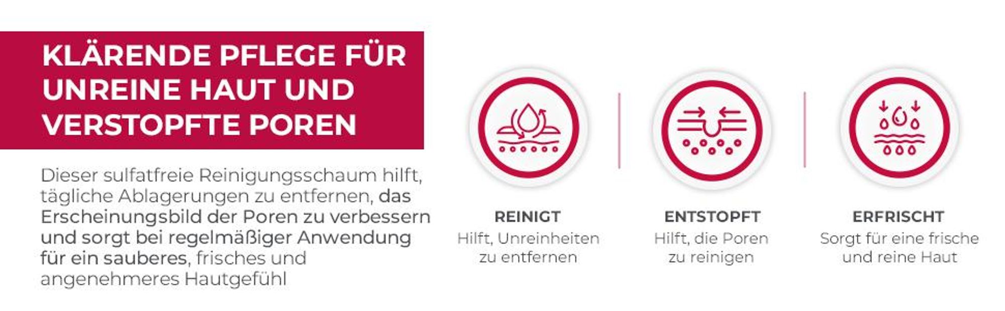 Reinigungsschaum für fettige und problematische Haut Acnaut 150ml