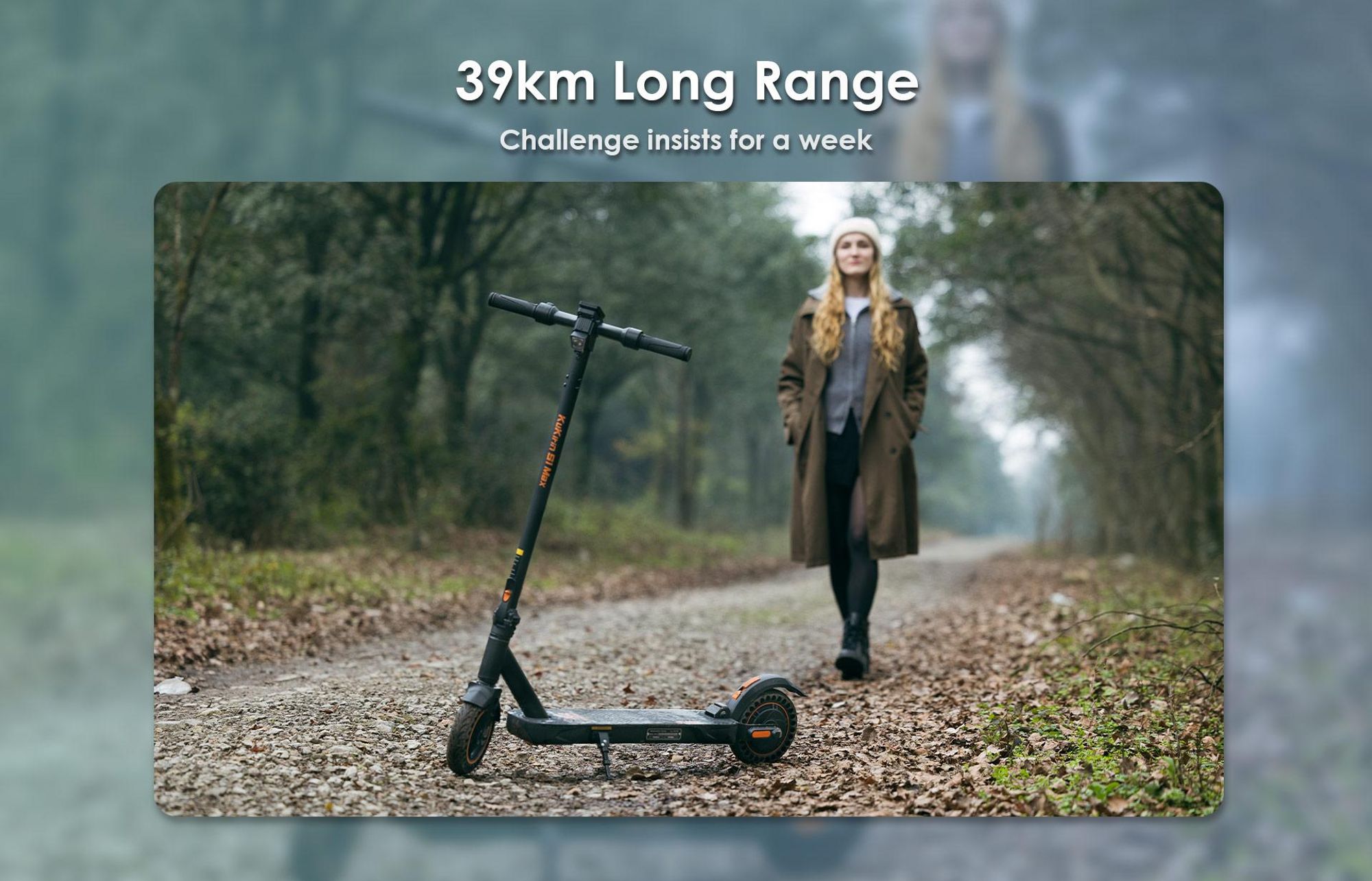 S1 Max - Trottinette Électrique Pliable - Batterie 36V 10,4Ah - Pneus 8 Pouces - Autonomie 39km - IP54 Imperméable - Nior