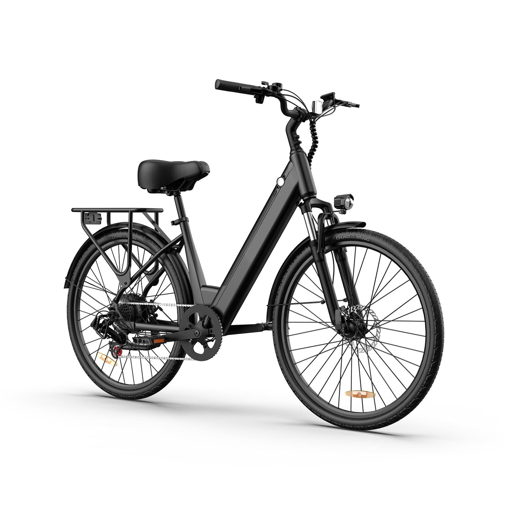 URLIFE E26 Elektrofahrrad Schwarz, Ansicht 1