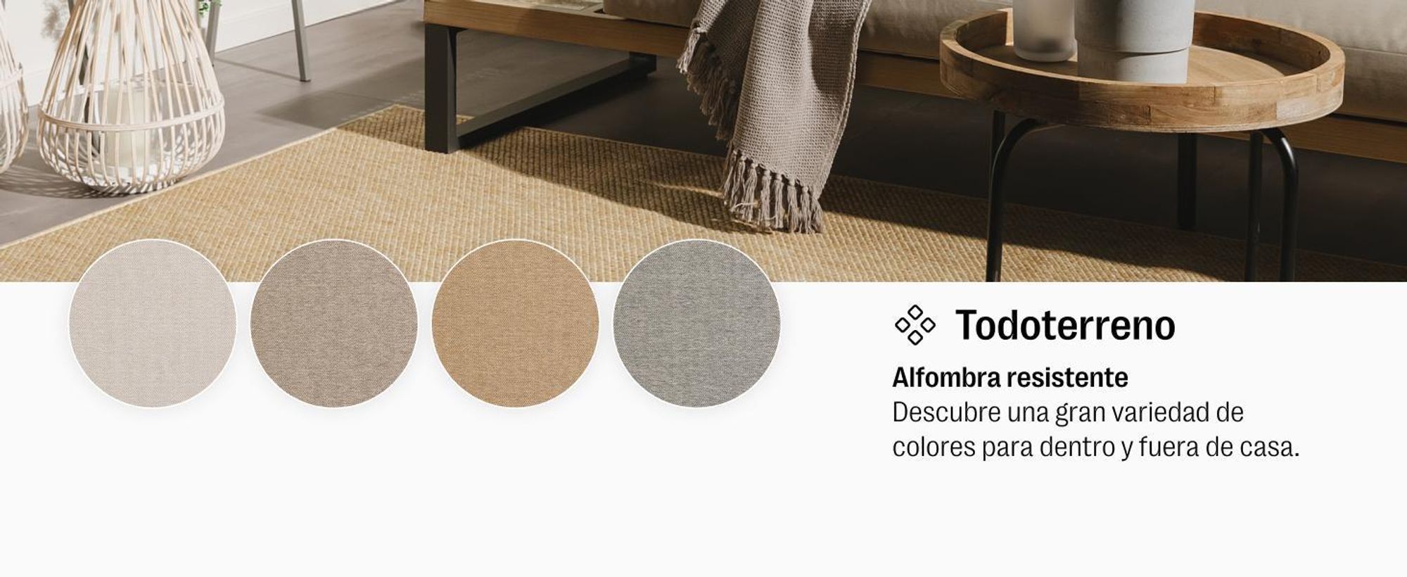 benuta Basic alfombra in & outdoor salon Iowa Taupe 80x150 cm Estilo boho efecto yute resistente a la intemperie para balcón, terraza - Dormitorio, alfombra cocina y salon - Resistente y duradera