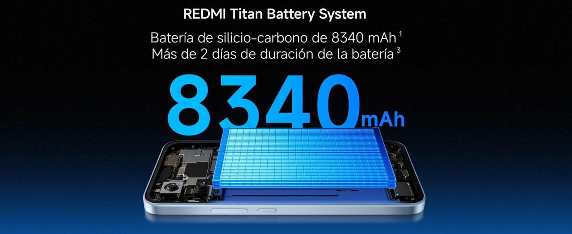 Xiaomi Redmi Note 17 Pro 5G, teléfono inteligente, 12/256GB, color azul, batería de 8340mAh
