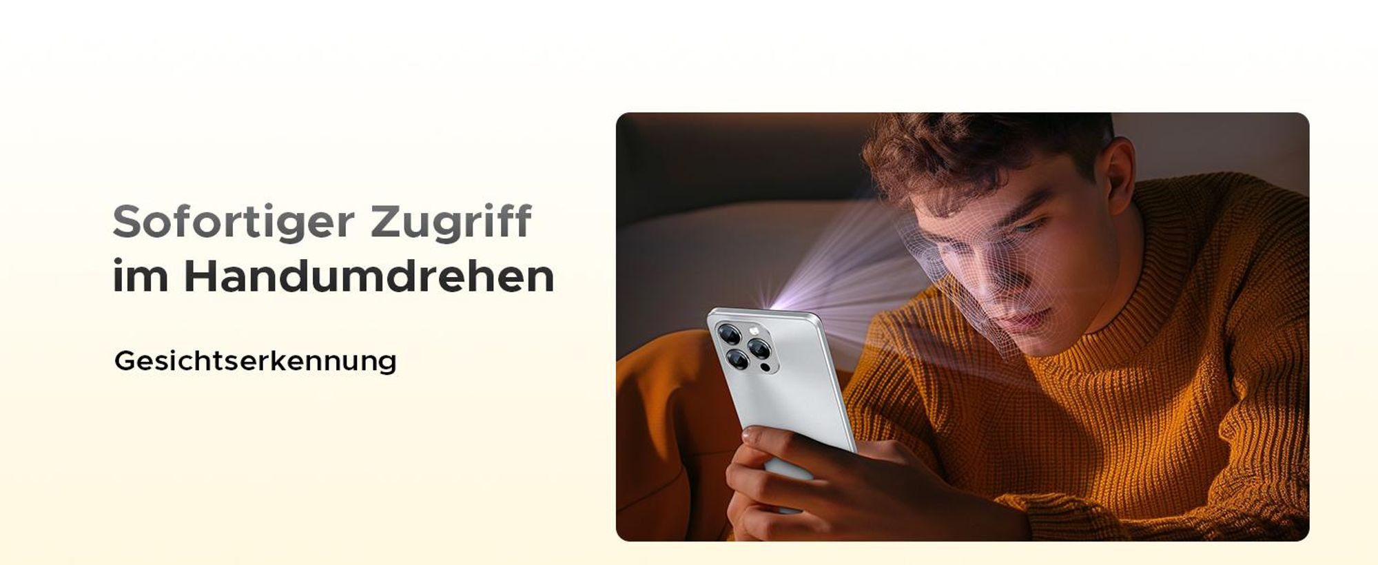 DOOGEE Note 58 Smartphone Handy, Android 16, 6,75" 90Hz, 6250mAh Akku, 32GB RAM+128GB ROM, 4G, 16MP, NFC, Gesichtserkennung, ohne Vertrag