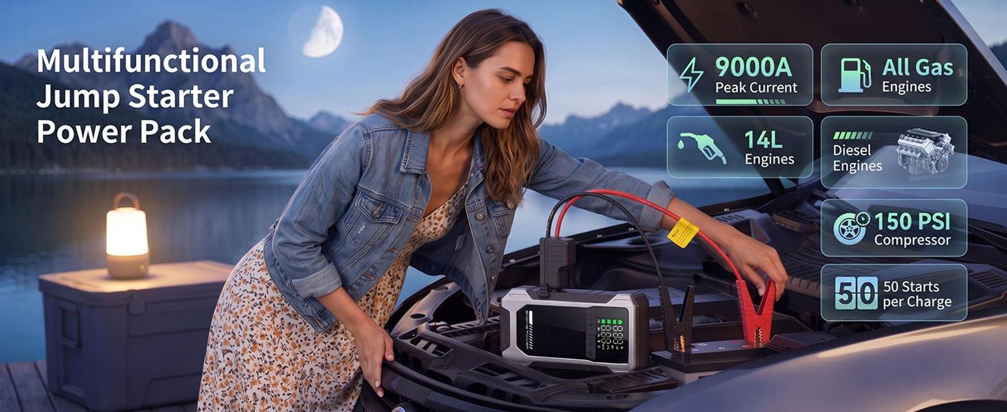 Auto Starthilfe,Jump Starter,Starthilfekabel,Powerbank,Starthilfebox,Starthilfegerät,Ladegerät