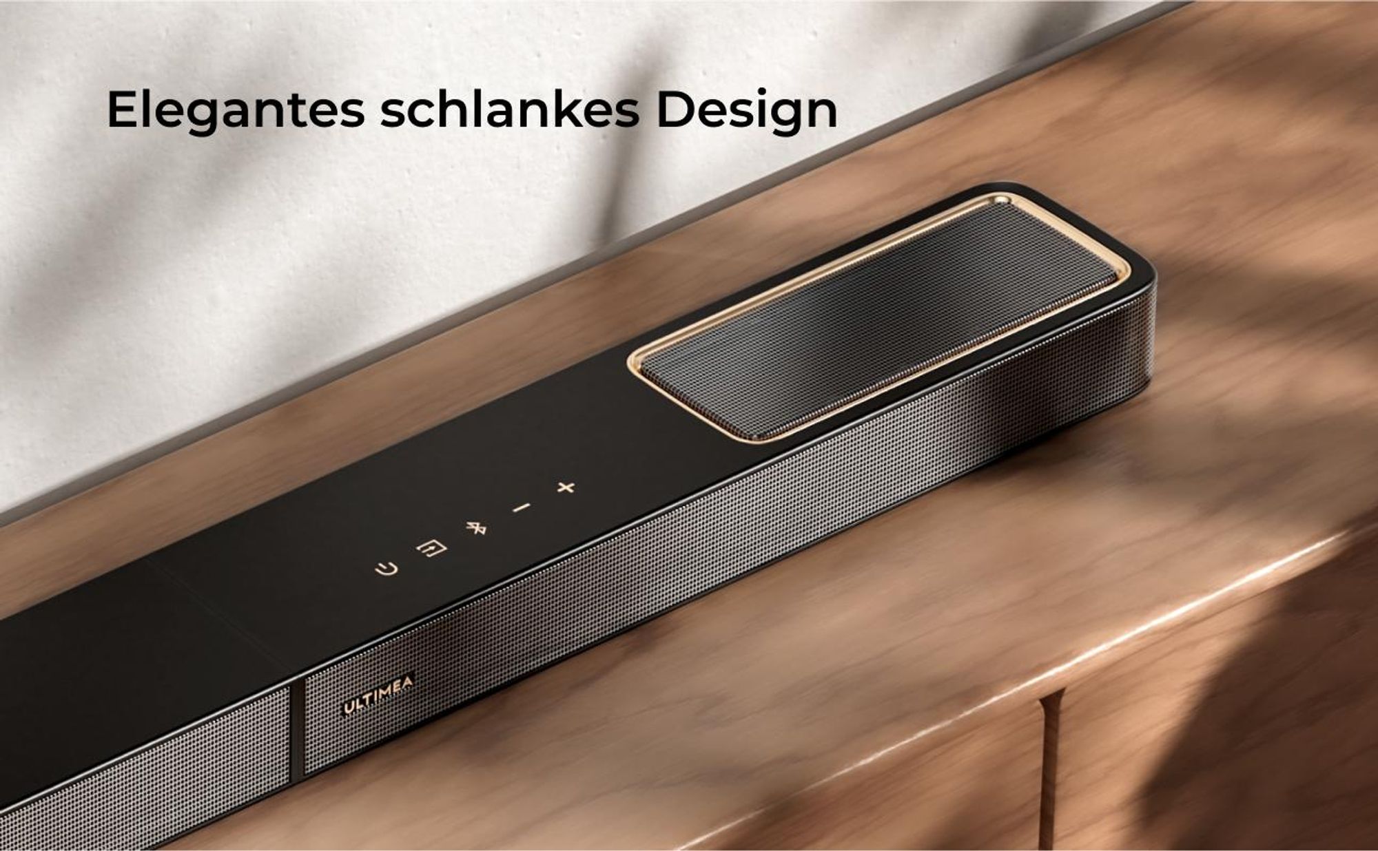 ULTIMEA 3.1.2-Kanal Soundbar mit Dolby Atmos, Surround-System für Fernseher mit 6,5-Zoll Subwoofer, Bluetooth 5.4, HDMI eARC, 360W, Skywave F30 Boom