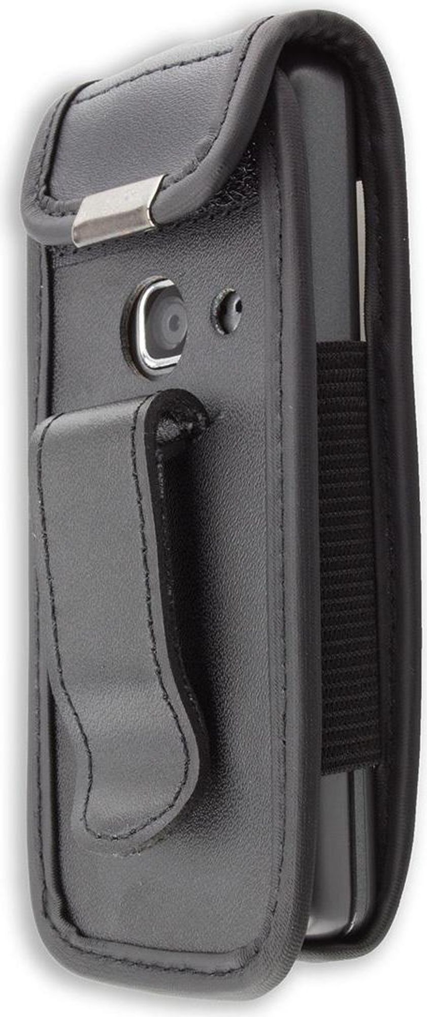 caseroxx Ledertasche mit Gürtelclip kompatibel mit Nokia 6300 aus Echtleder, Tasche mit Gürtelclip und Sichtfenster Bild 3