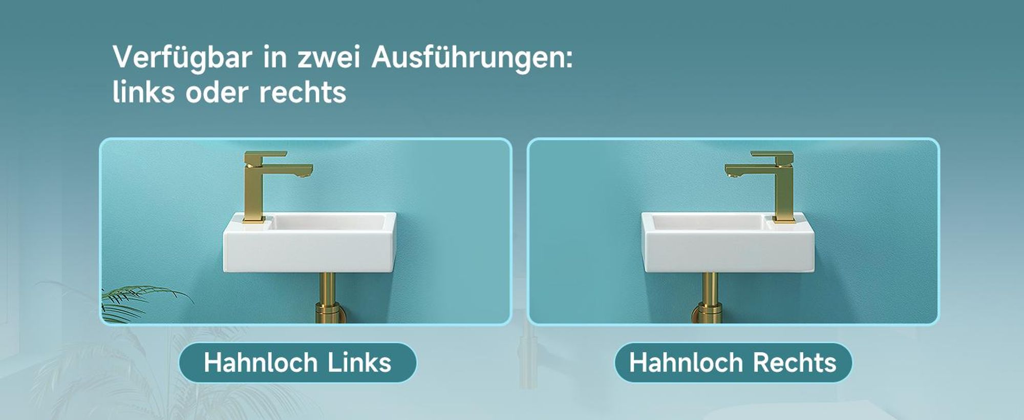 Hängewaschbecken Rechteckig Aufsatzwaschbecken mit Hahnloch