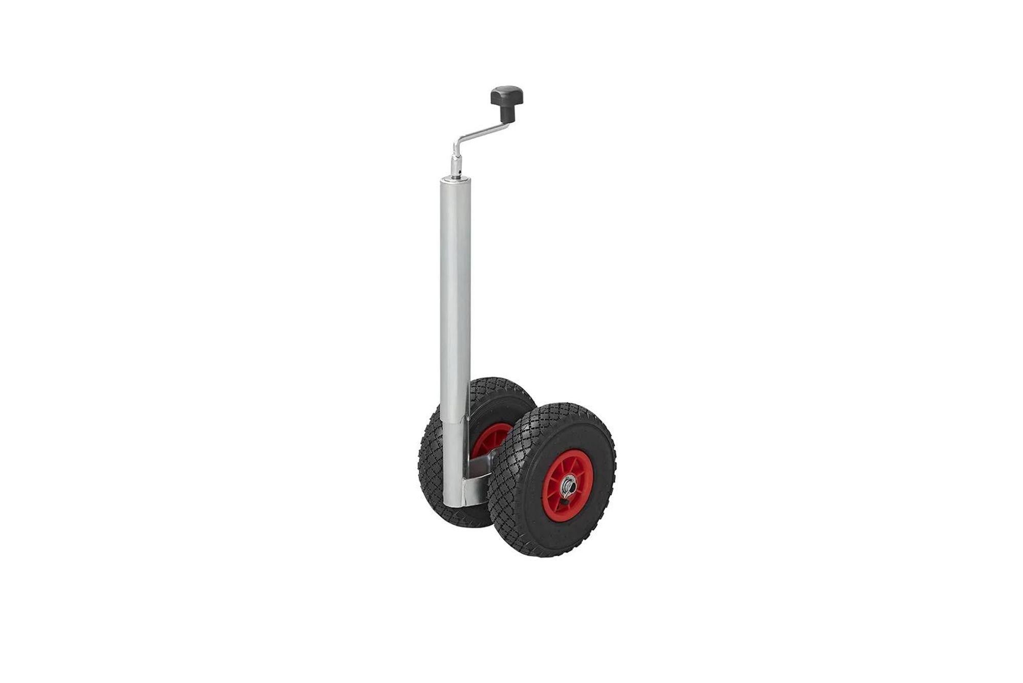 Dvojité jazdné koleso 48mm 2x plastový ráfik so vzduchovým plášťom 260x85mm