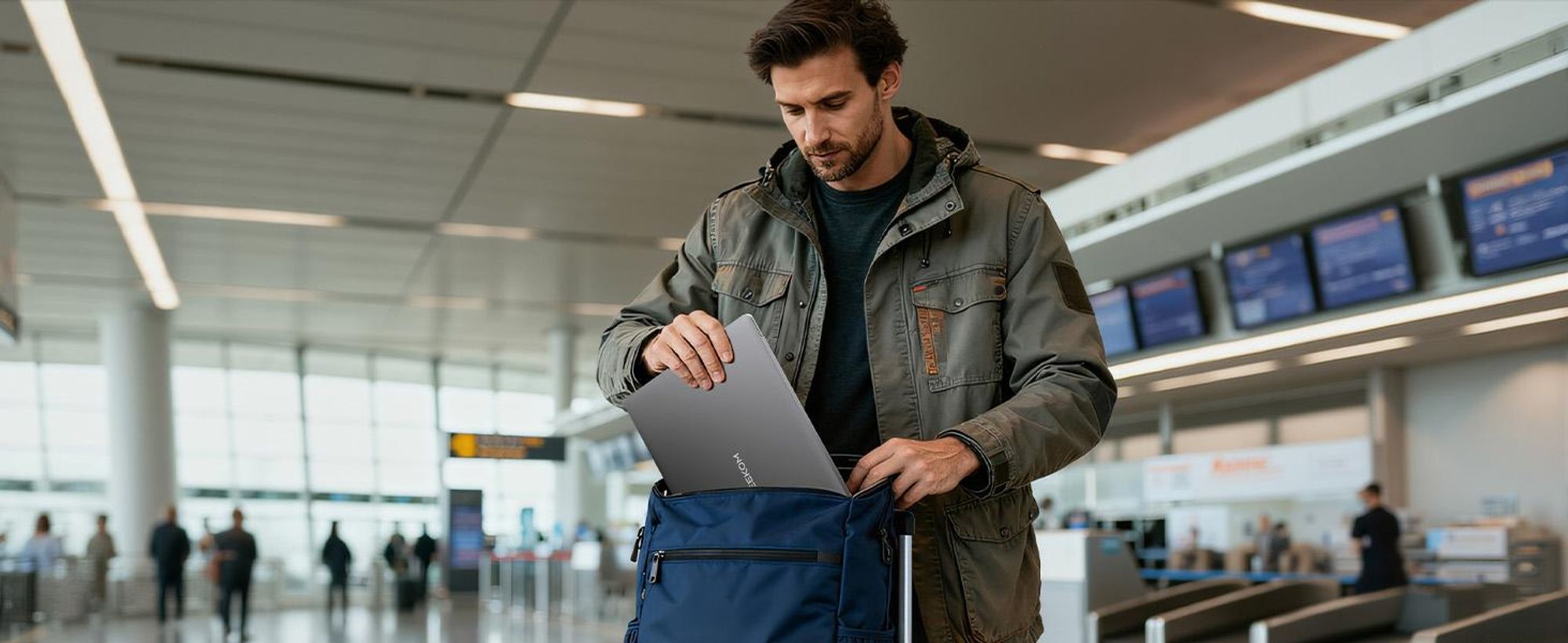 2026 GEEKOM GeekBook X16 Pro Laptop, 1299g Metallgehäuse, 16" 2.5K, IntelCore Ultra 9-185H, 32GB LPDDR5x7500MT/s, 2TBSSD, Ultradünn, Deutsche Tastatur