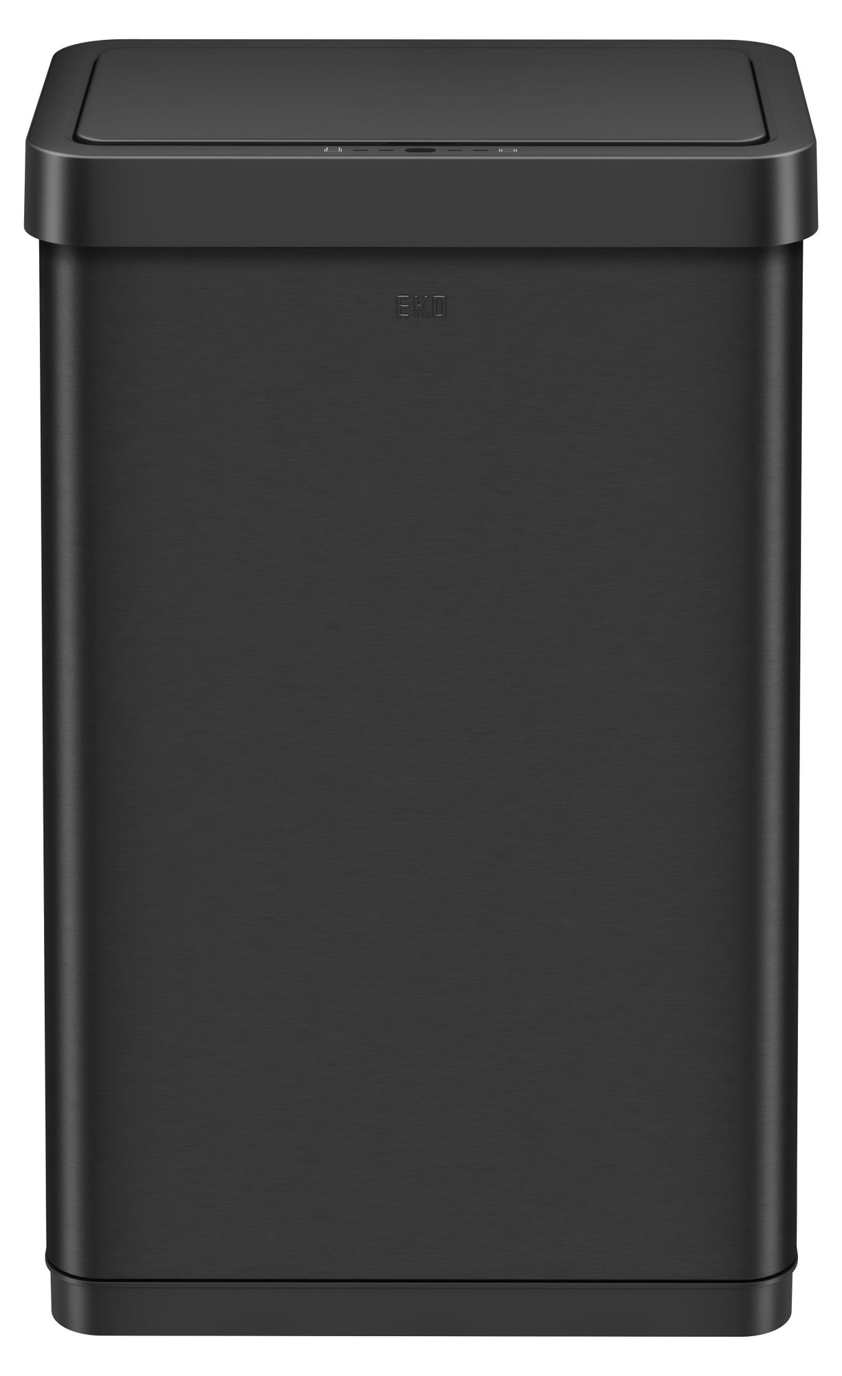 EKO - Poubelle Mirage X Sensor 80 litres - Acier inoxydable   - Noir mat