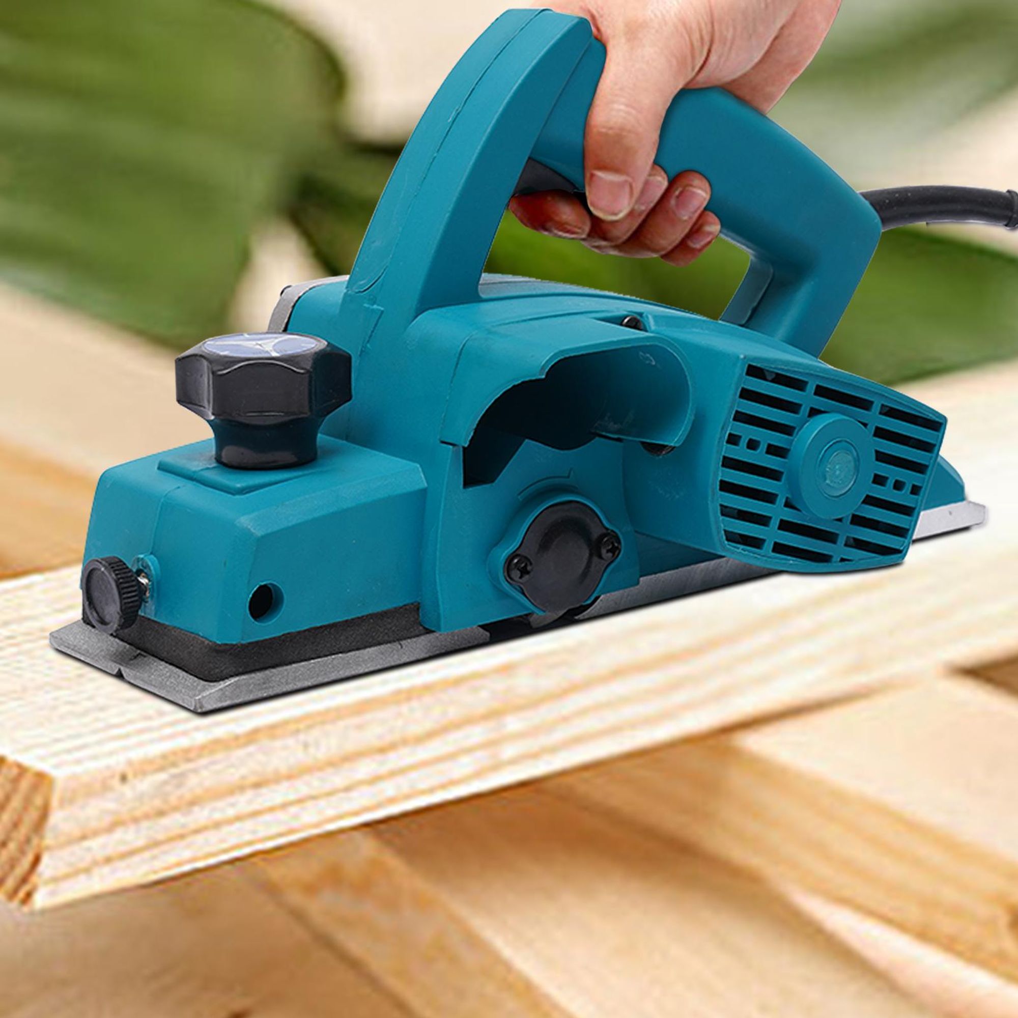 Elektrische Handhobelmaschine, 800W 16000U/min Professionelle Hobelmaschine für die Holzbearbeitung