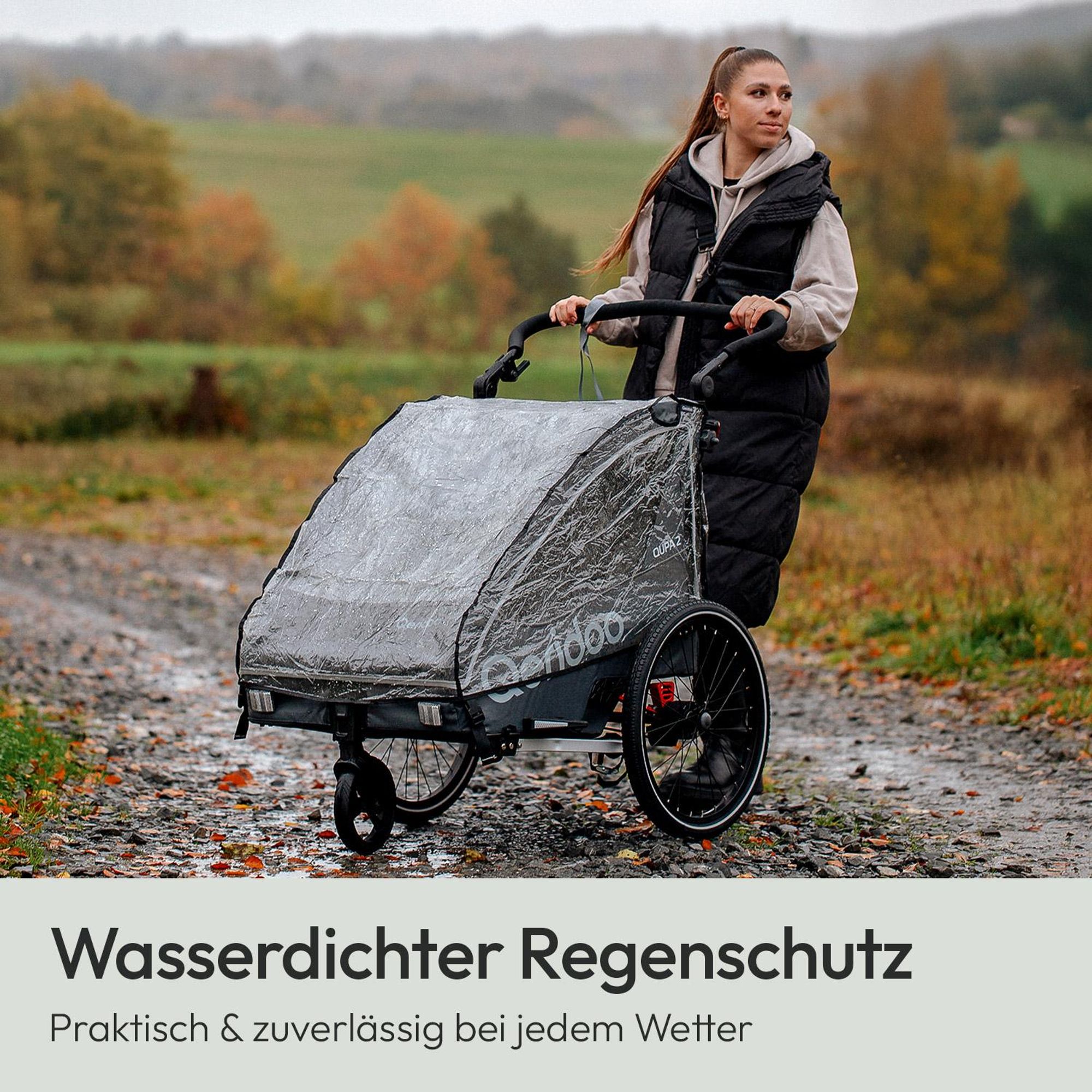 Qeridoo Regenschutz QUPA 2 / Sportrex 2