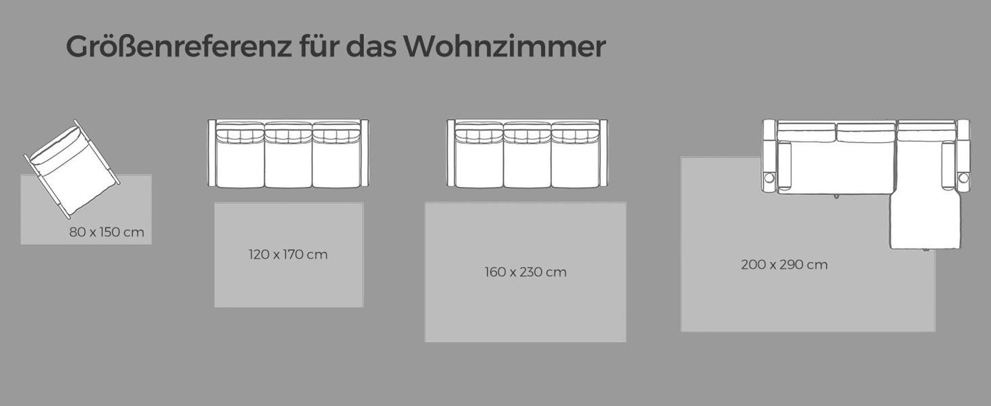 SONGMICS Kurzflorteppich, 160 x 230 cm, rutschfester, maschinenwaschbar, schwarz, Wohnzimmerteppich